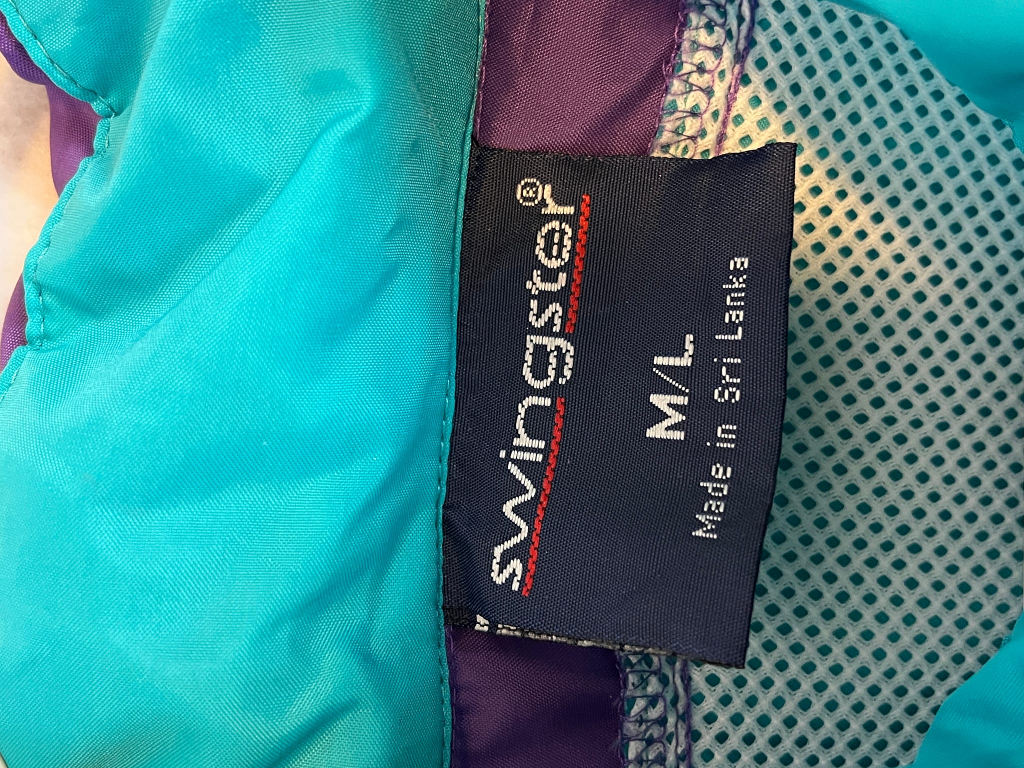 435501 (90s) Snap On Winner's Circle Racing Colorblock Windbreaker