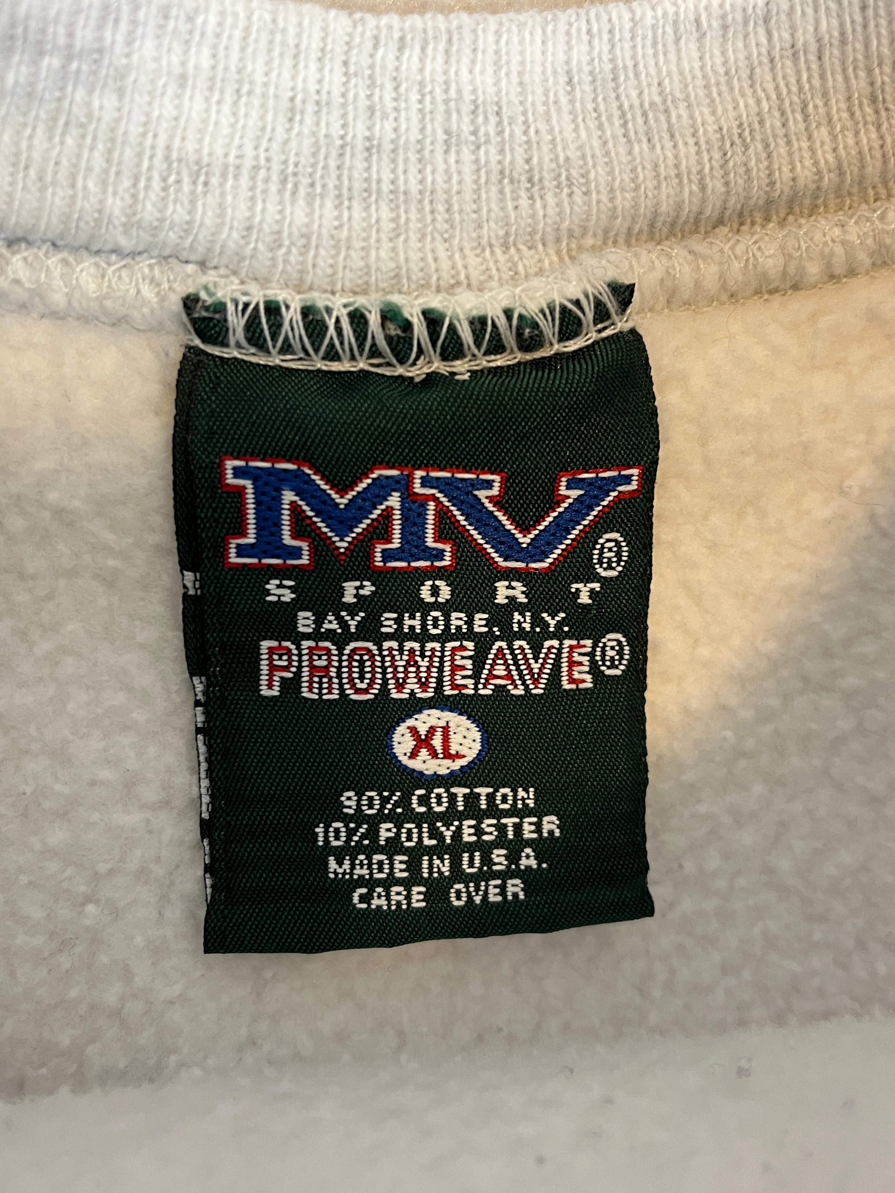 435538 (90s) Stanford University Embroidered College Crewneck