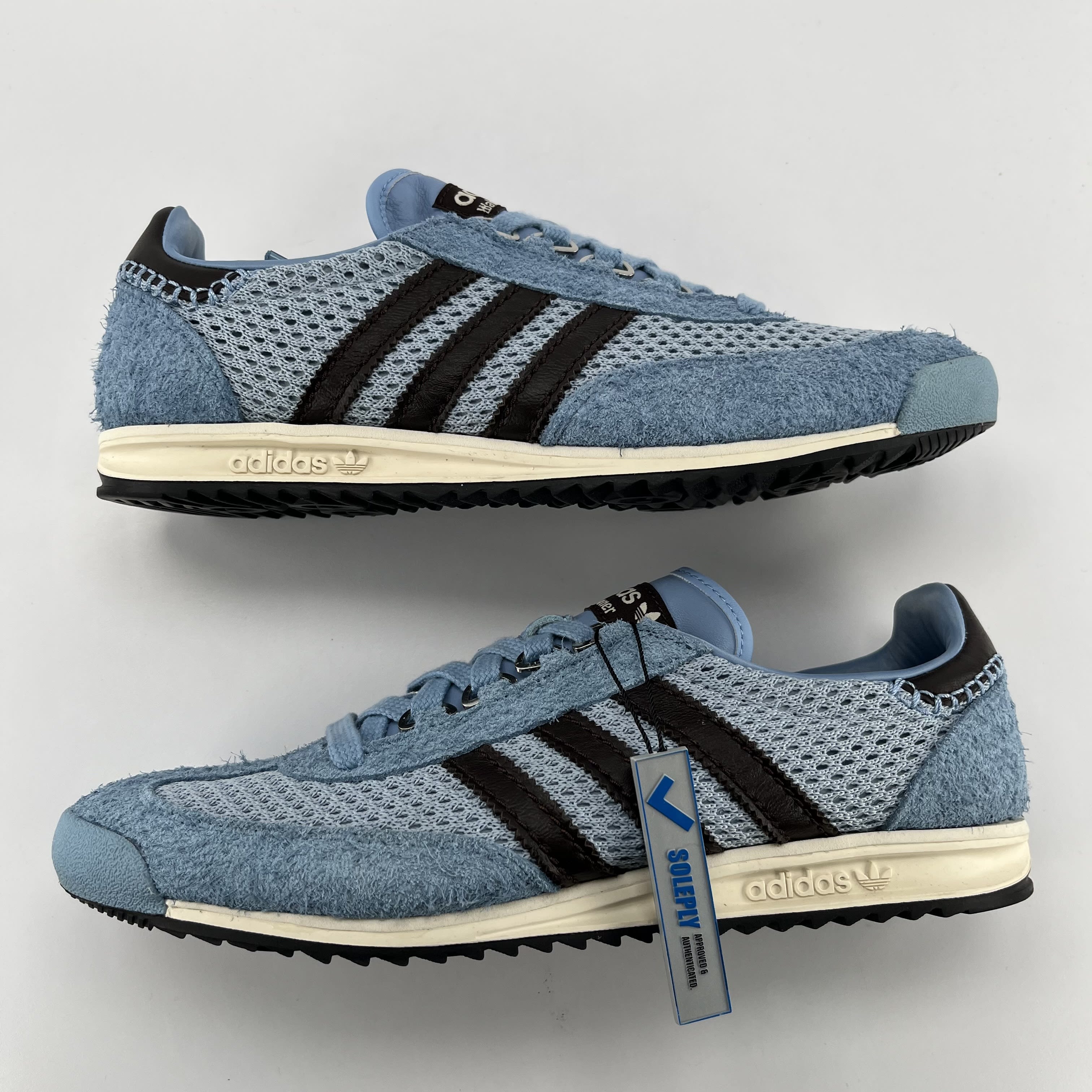712267 adidas SL76 Wales Bonner Ash Blue