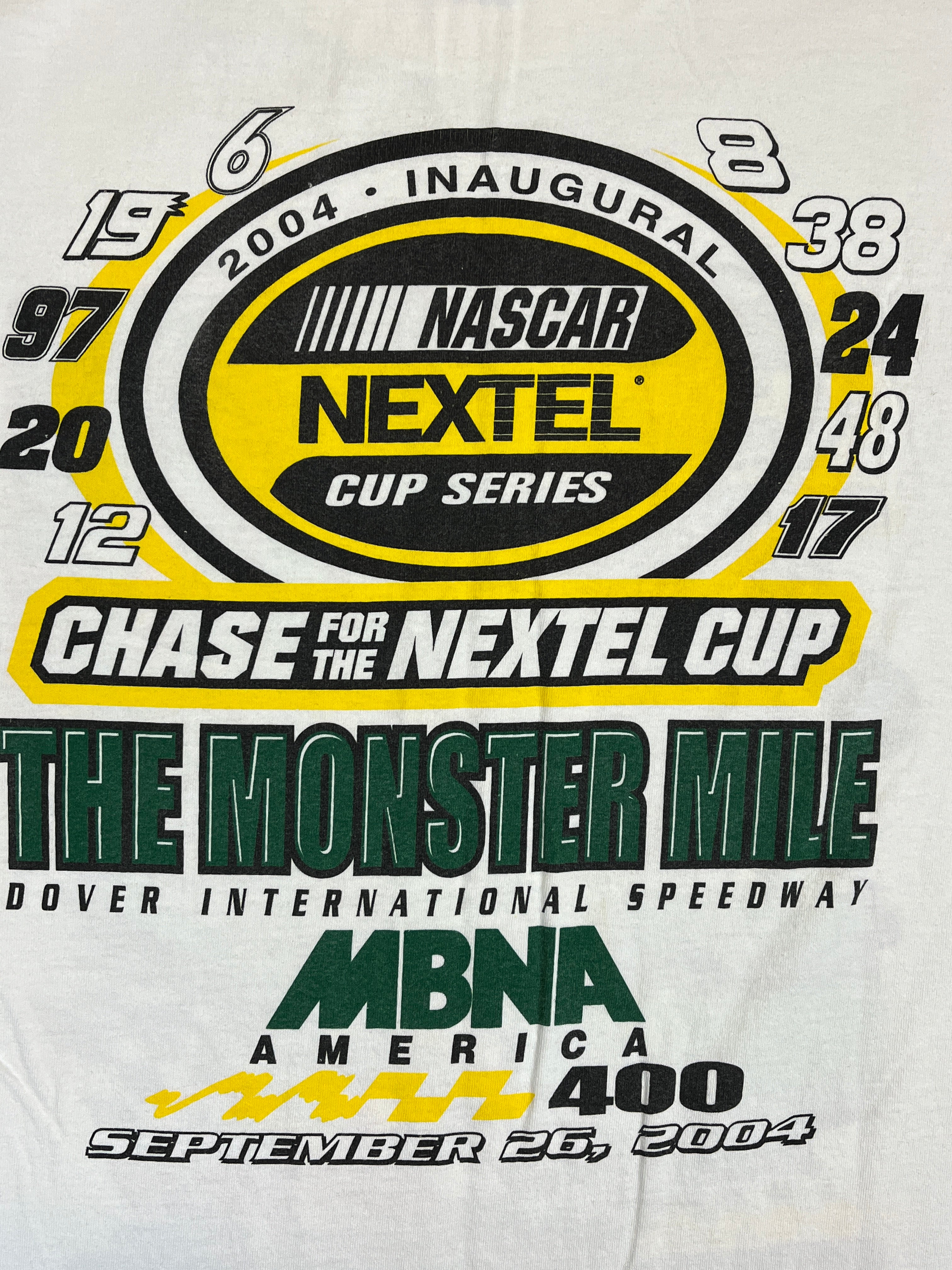 435563 (2004) The Monster Mile' Nascar Nextel Cup Dover Racing T-Shirt