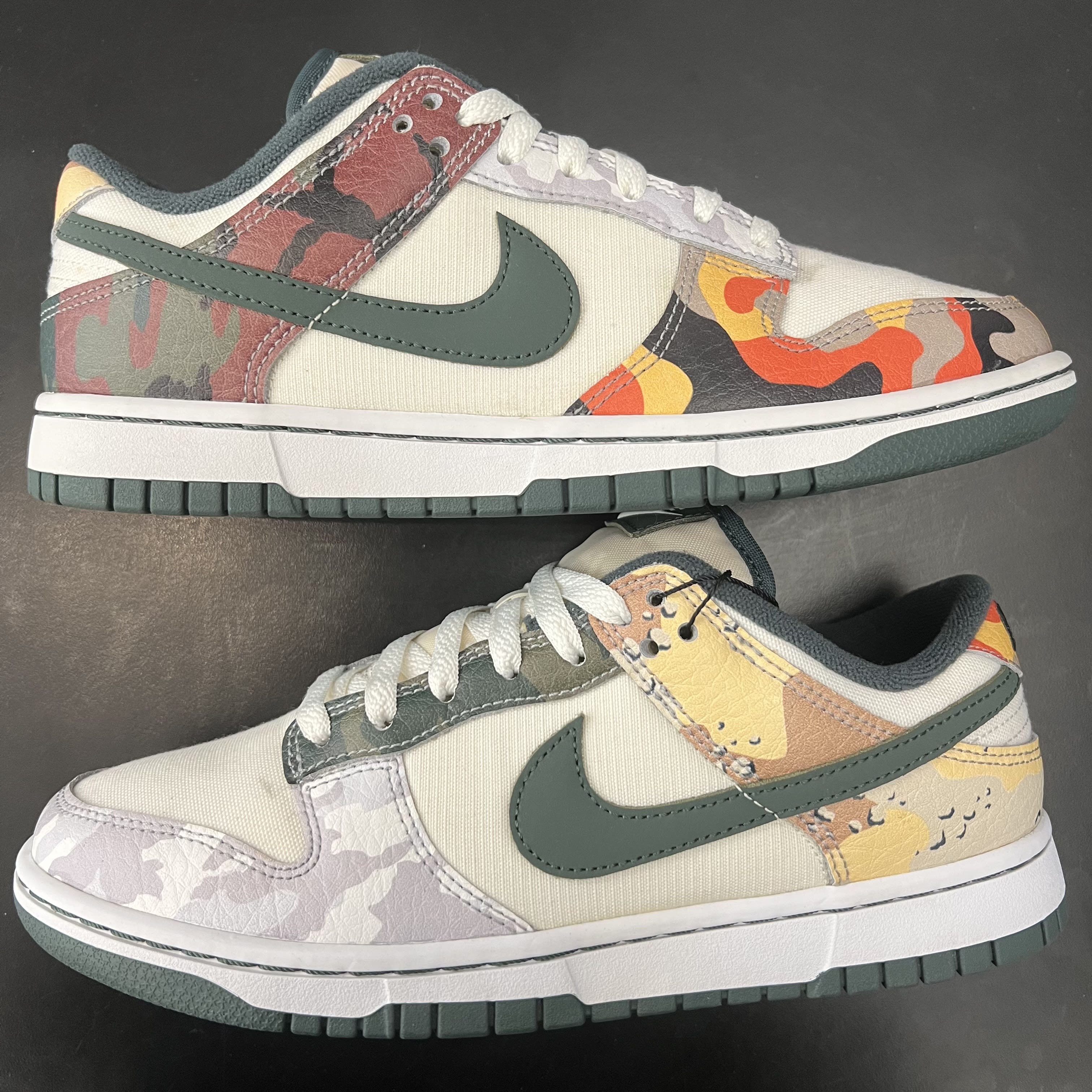 522695 Nike Dunk Low SE Sail Multi-Camo