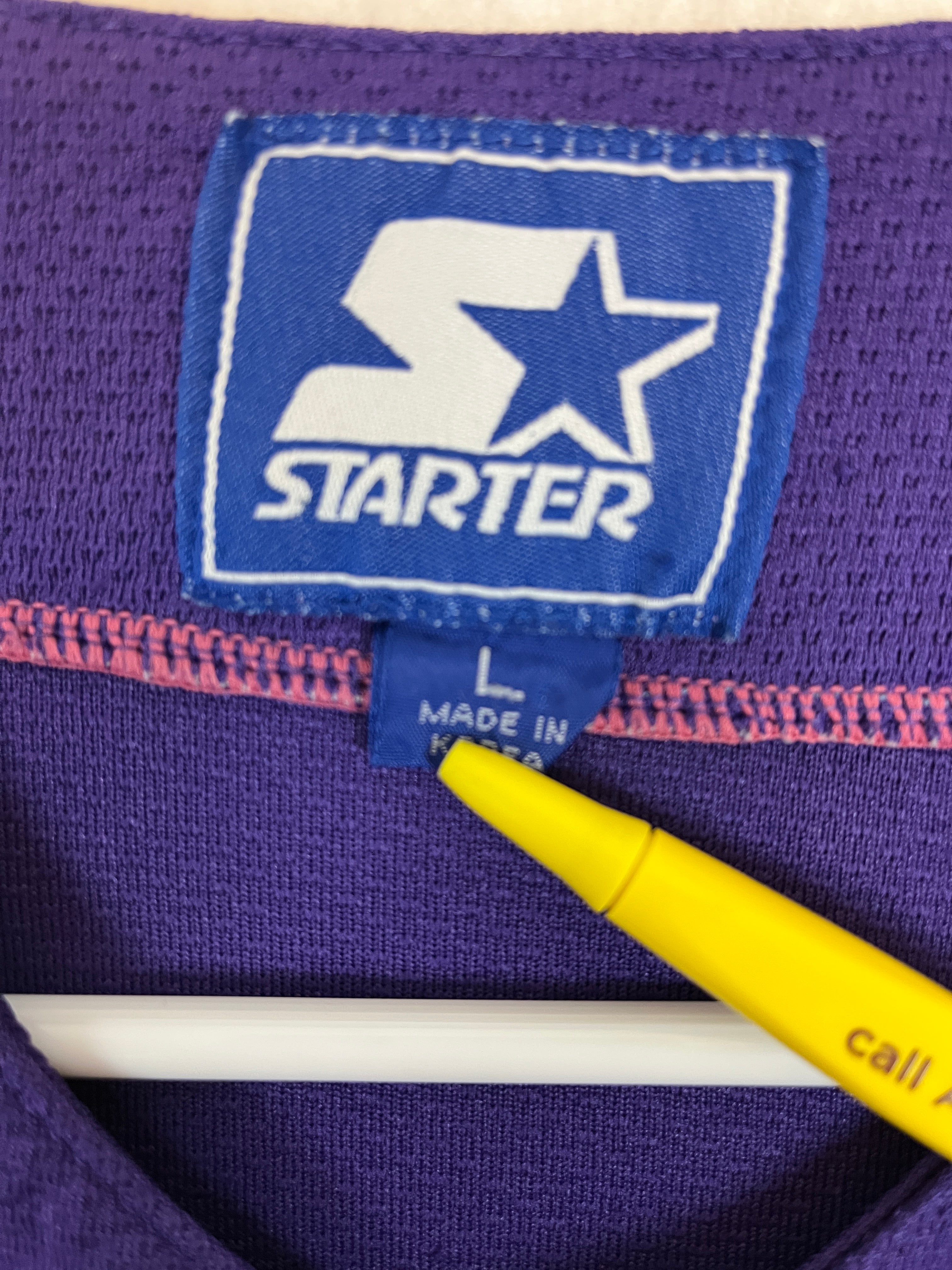 435536 (90s) LSU Tigers Louisiana State Starter Baseball Jersey