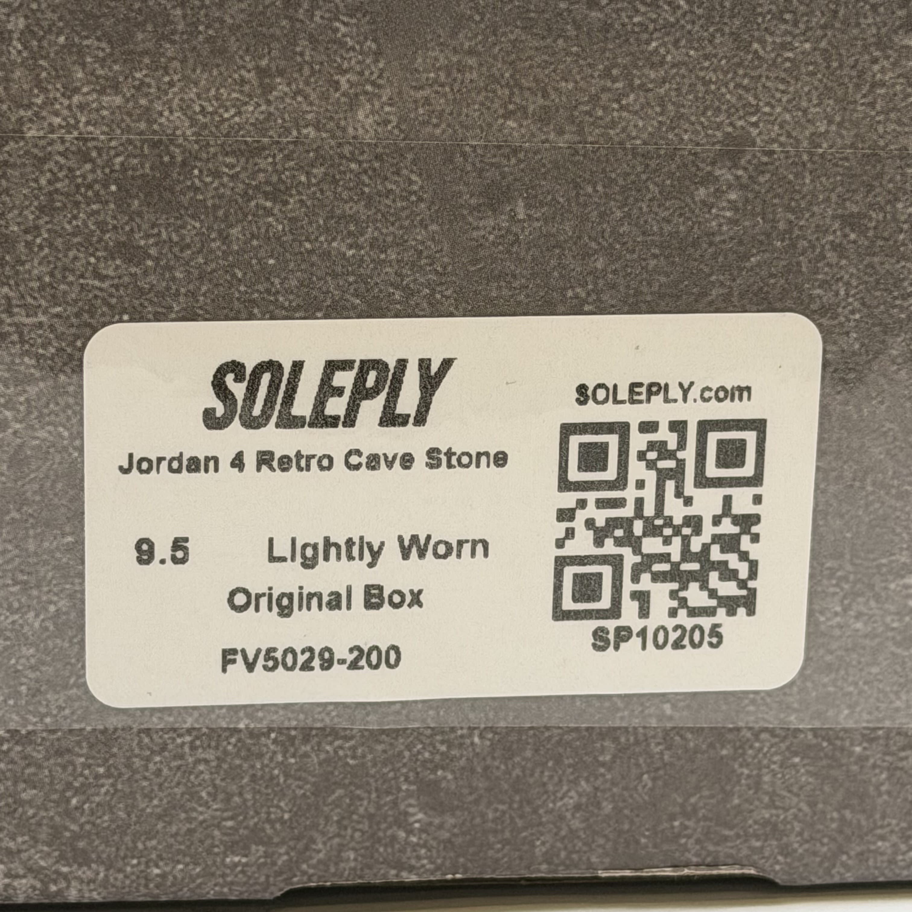 SP10205 Jordan 4 Retro Cave Stone
