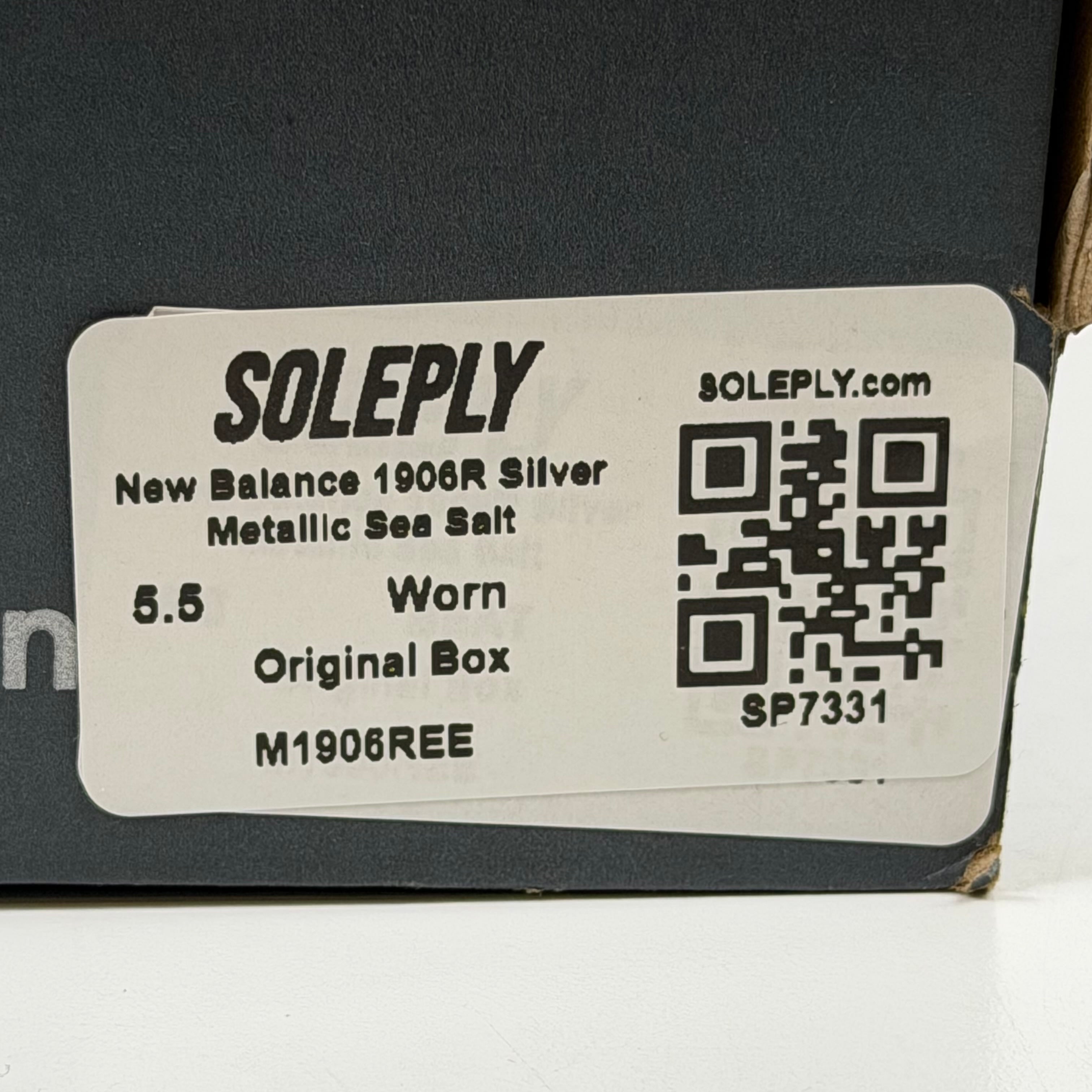 SP7331 New Balance 1906R Silver Metallic Sea Salt