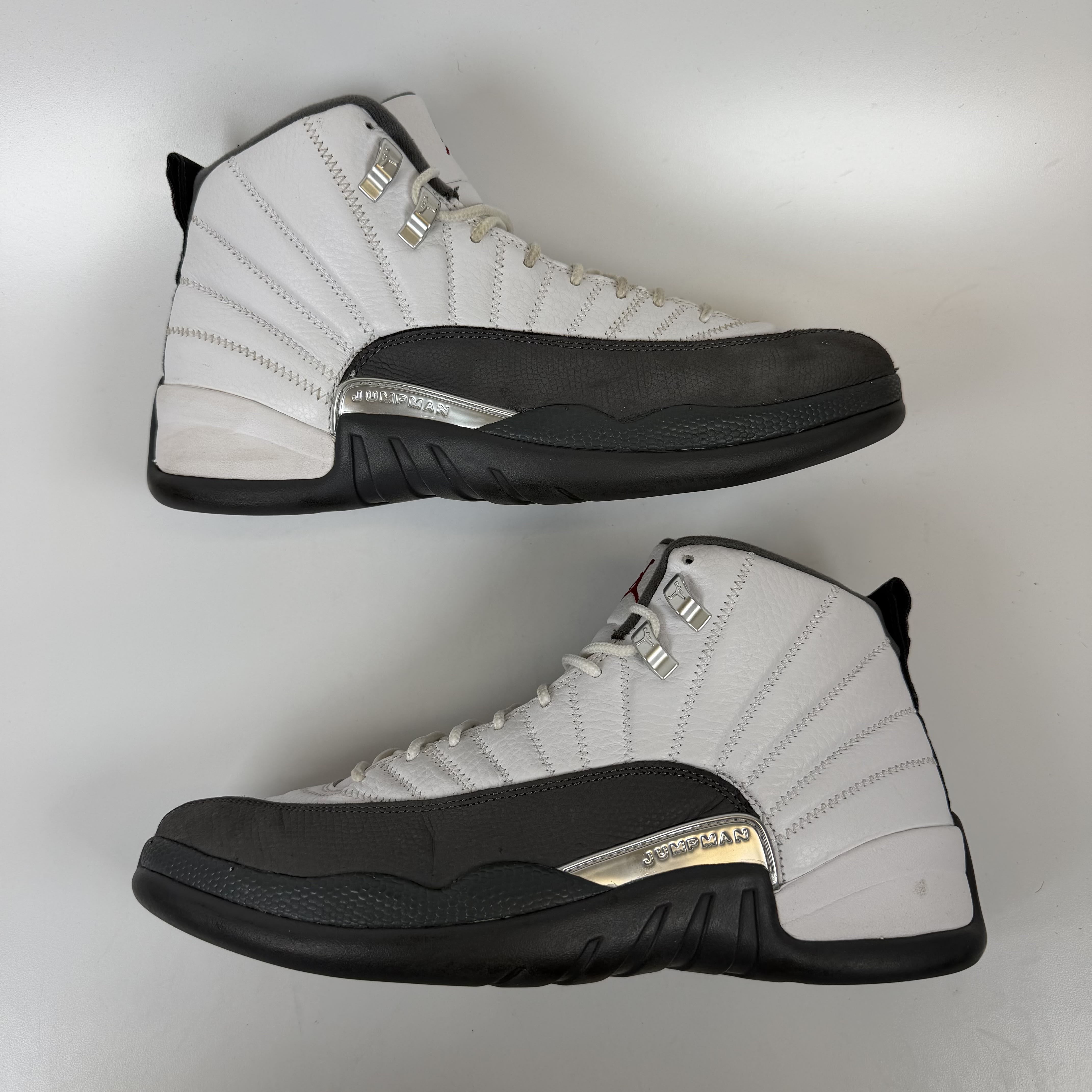 683224 Jordan 12 Retro White Dark Grey