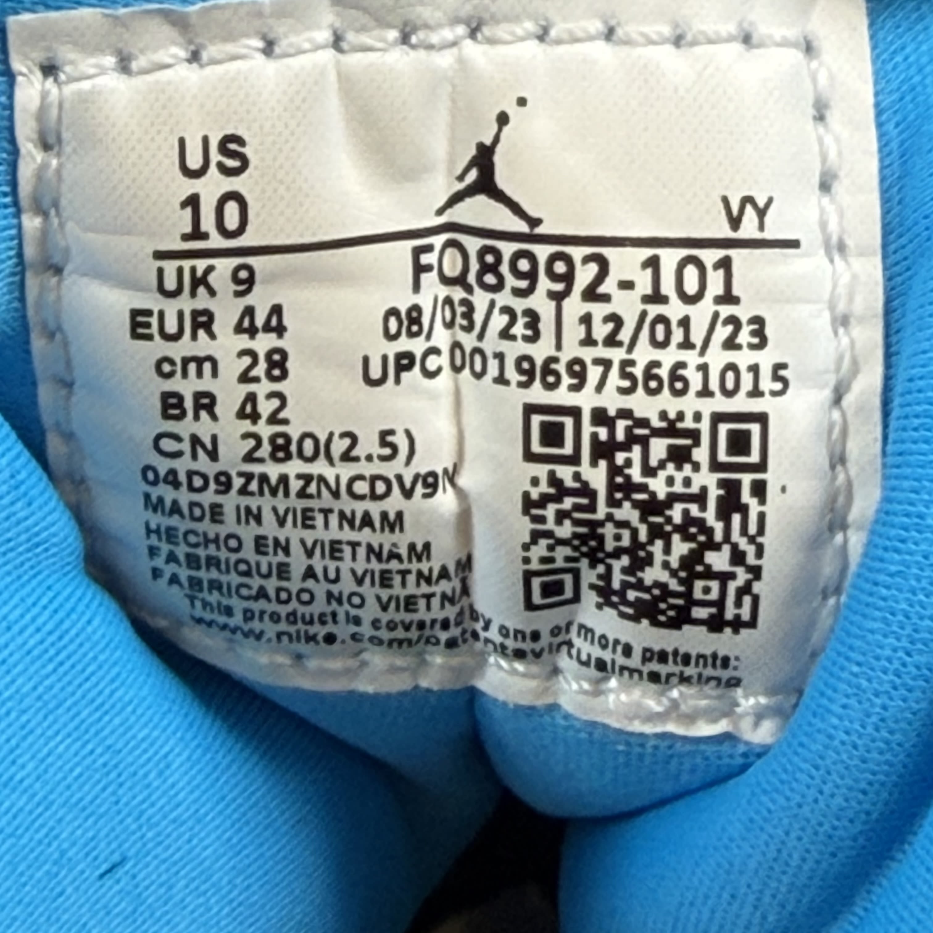SP7997 Jordan 9 Retro Powder Blue (2024)