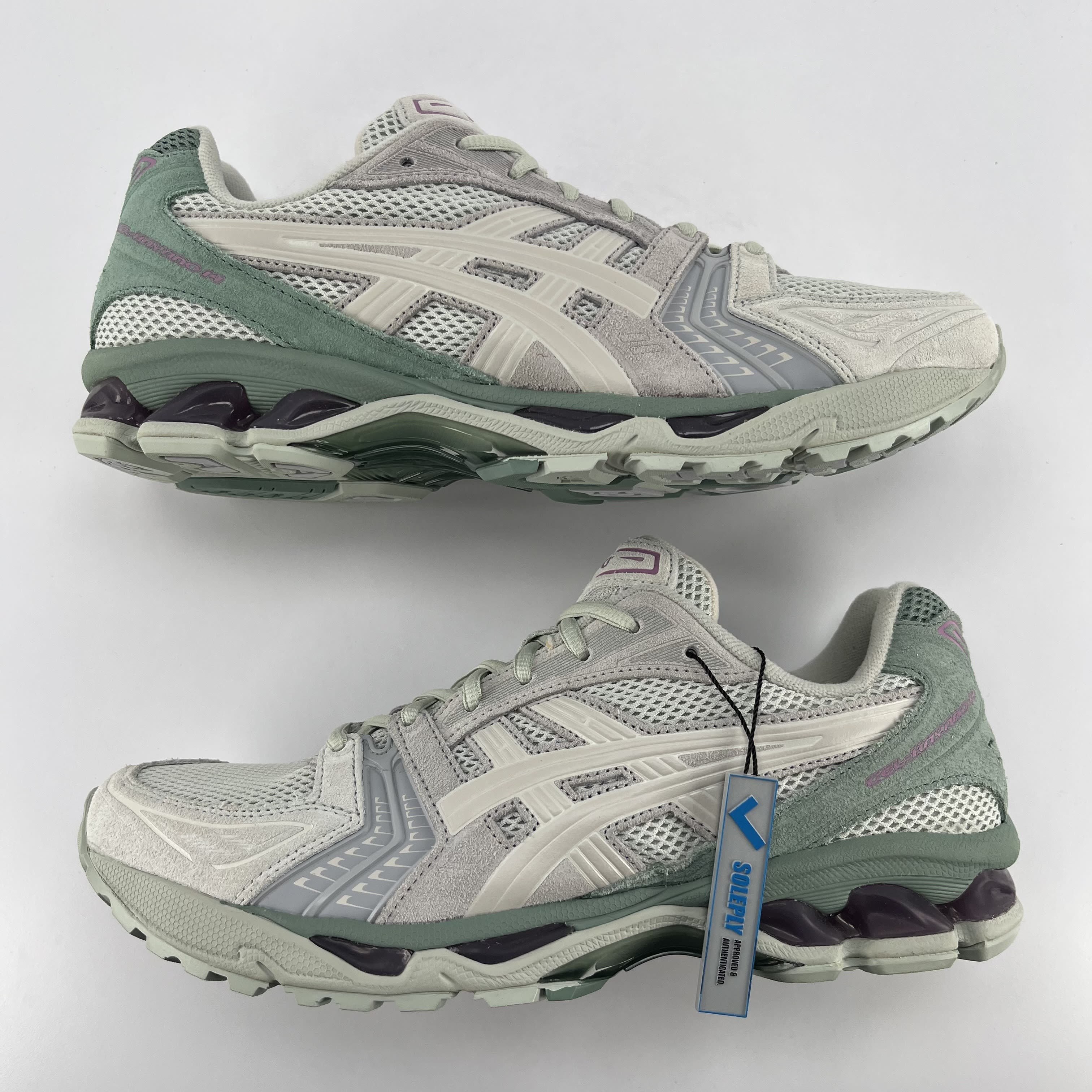 268639 ASICS Gel-Kayano 14 Light Sage Smoke Grey