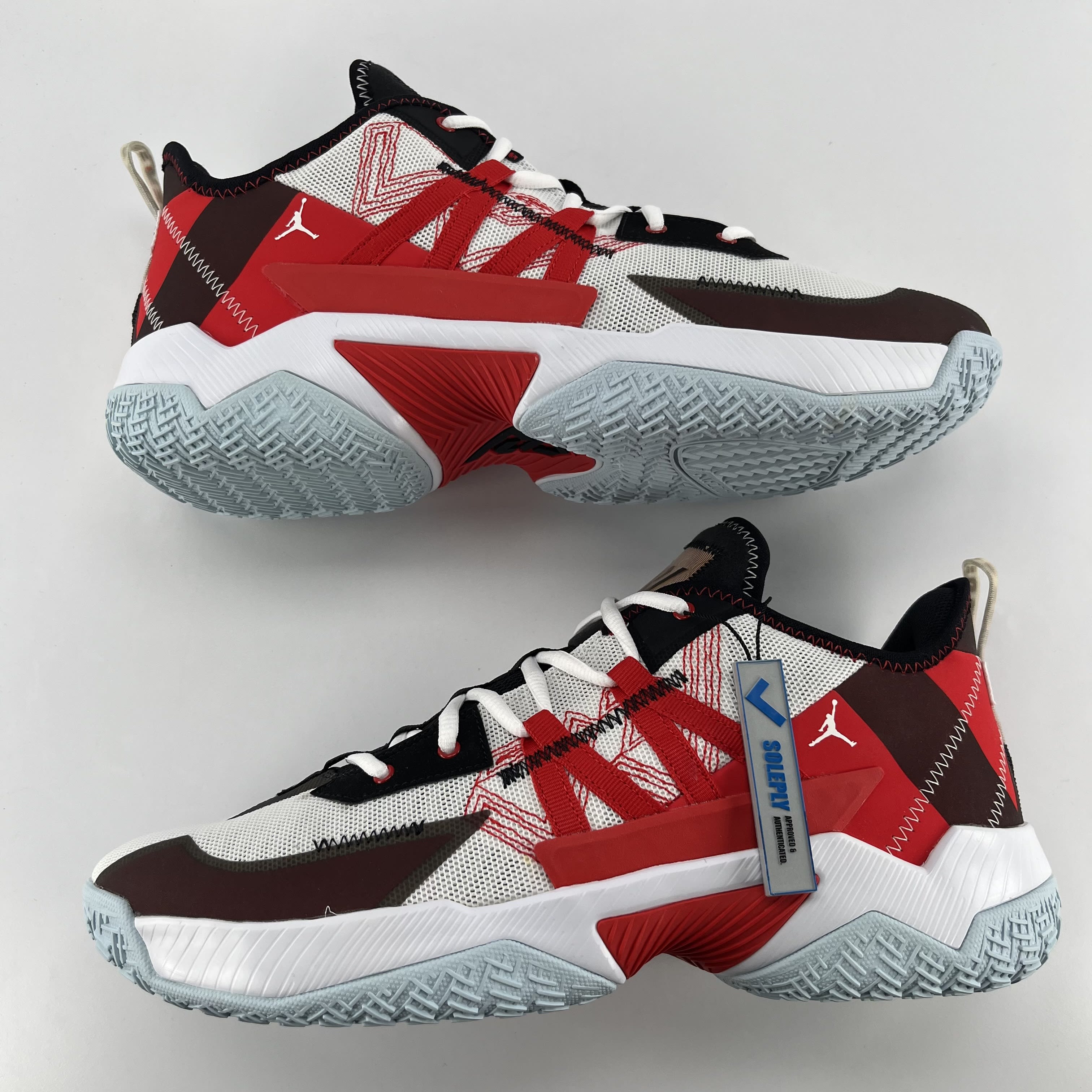 437695 Jordan One Take 2 'White University Red'