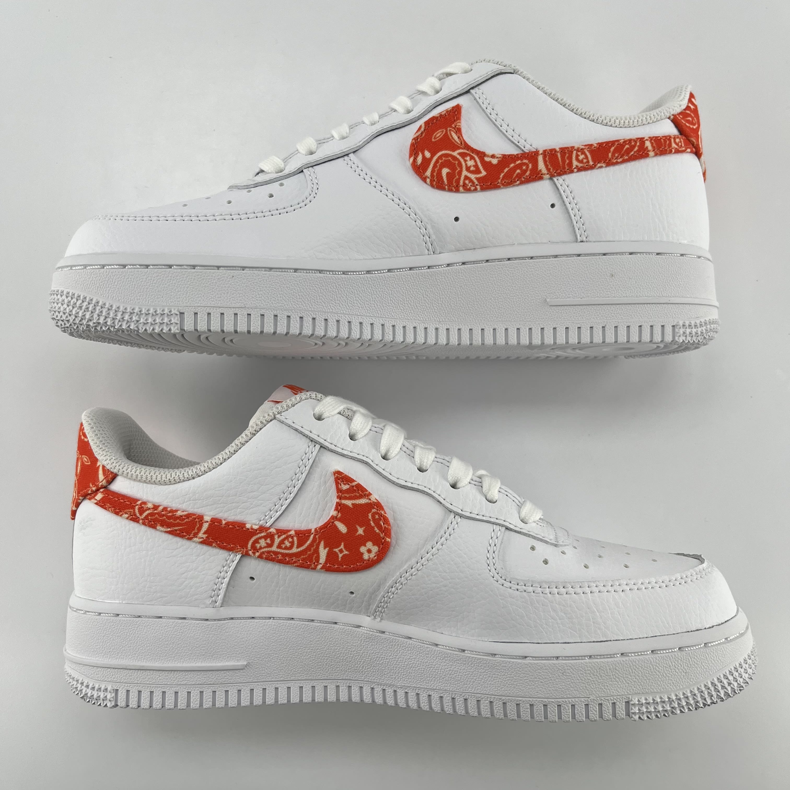 281757 Nike Air Force 1 Low Orange Paisley (Women's)