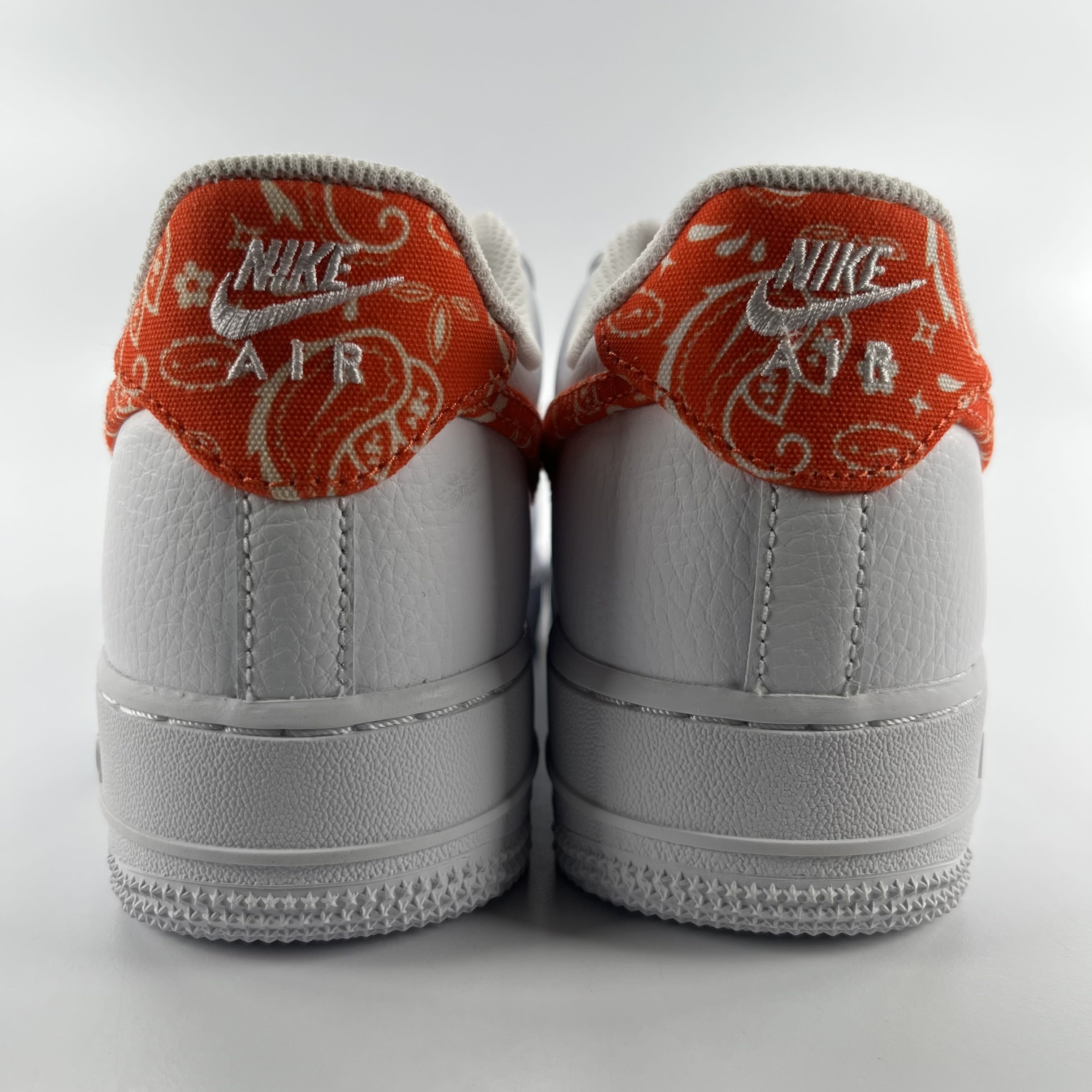 281757 Nike Air Force 1 Low Orange Paisley (Women's)