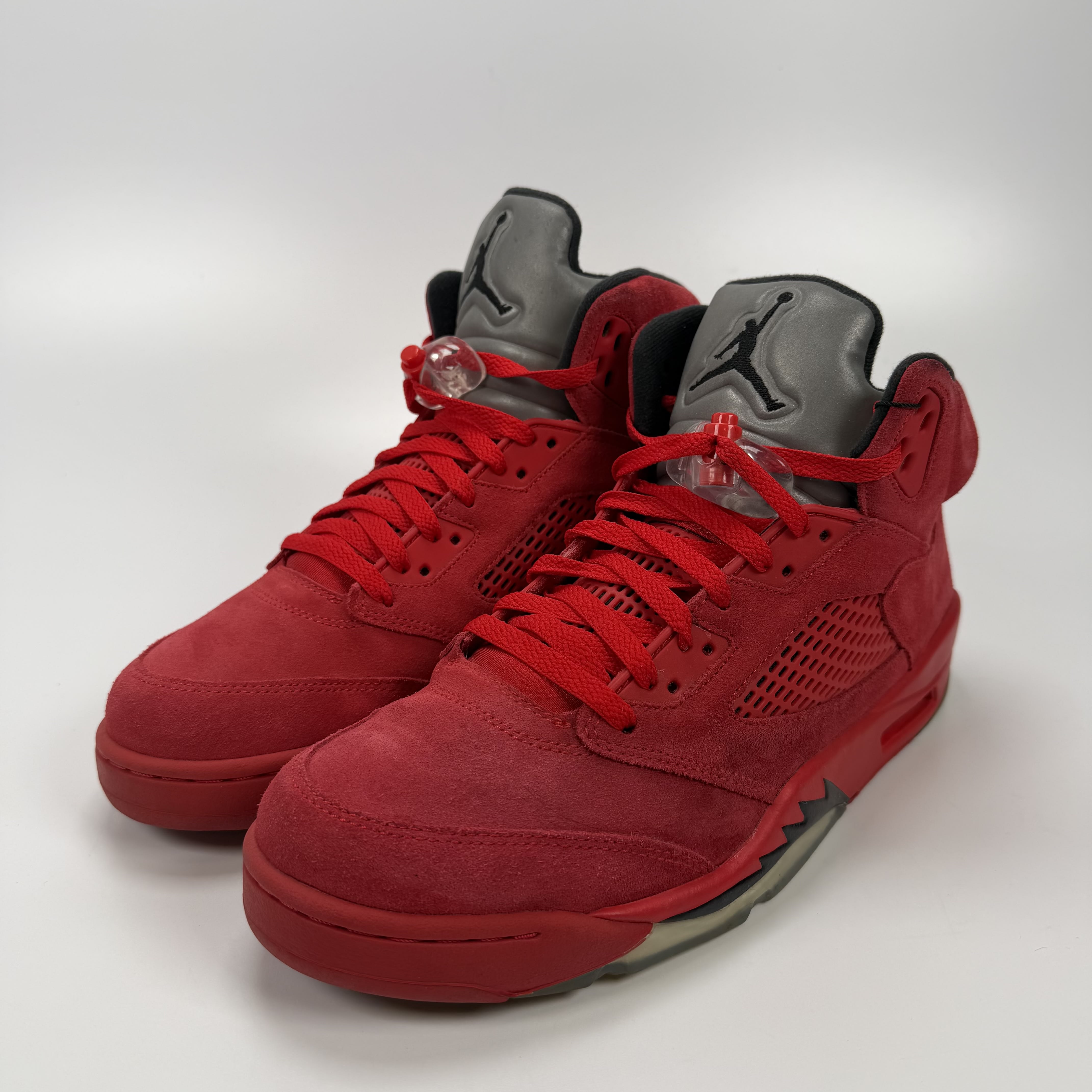 633071 Jordan 5 Retro Red Suede