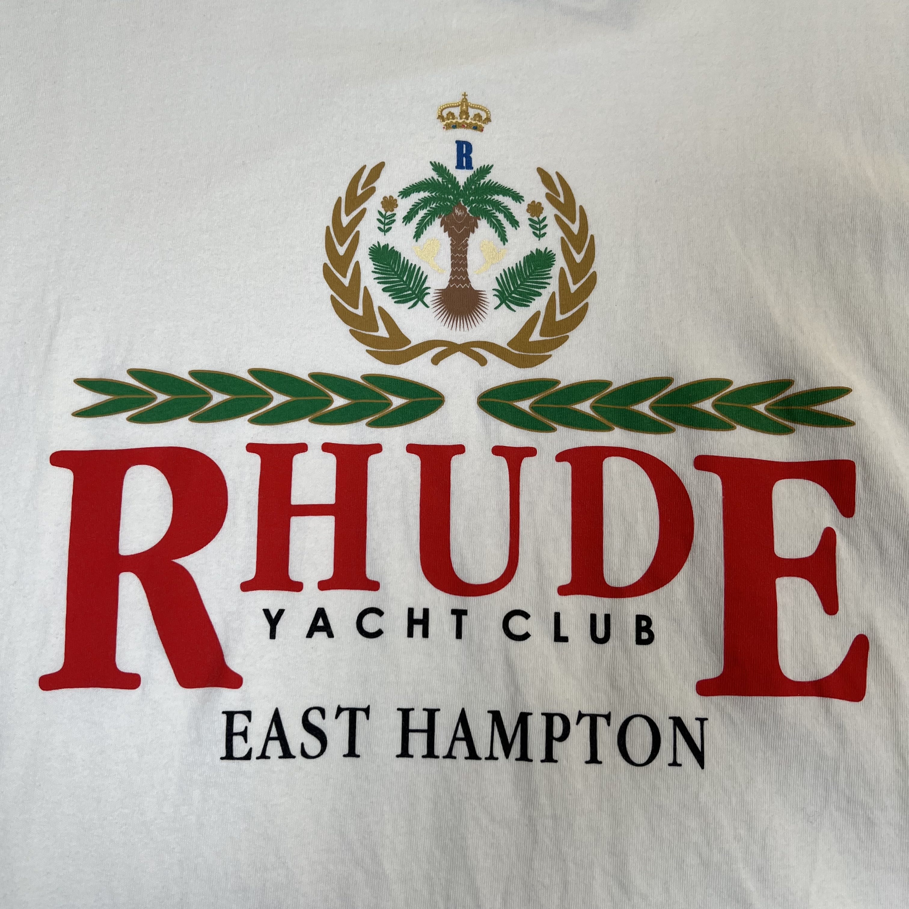 264483 Rhude Yacht Club Tee 'Vintage White'
