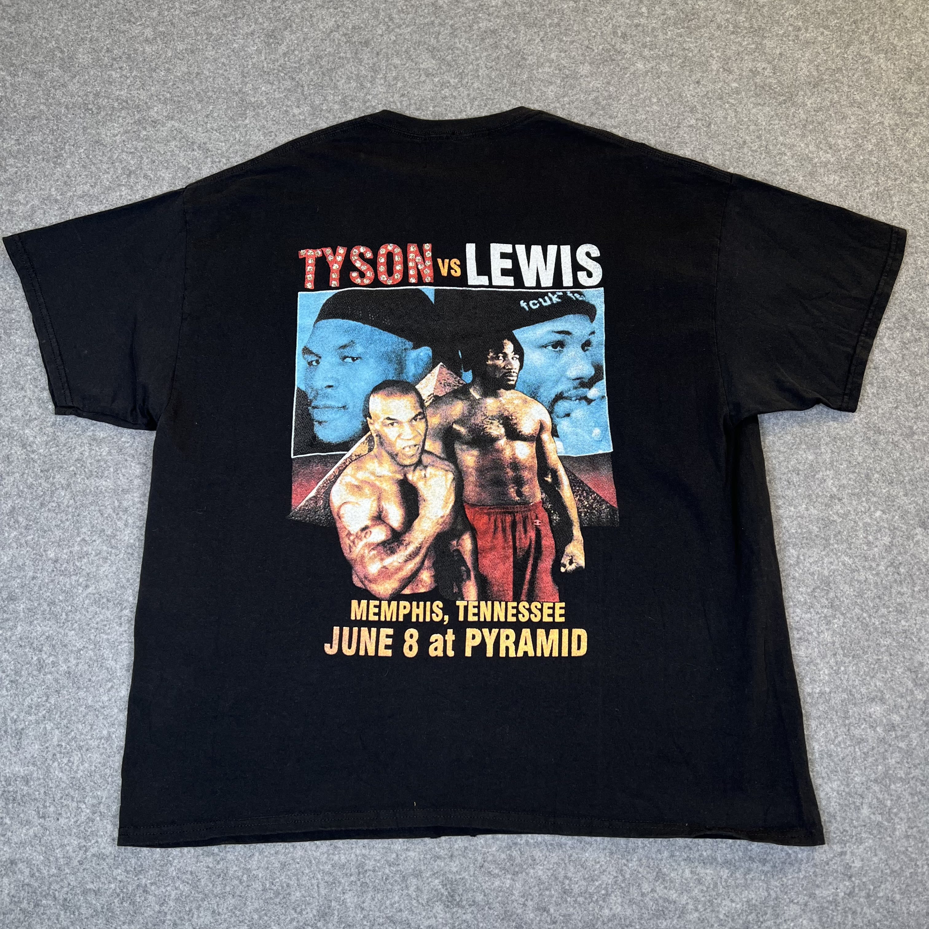 SP1939 DomRebel Mike Tyson 'Rumble on the River' Crystal Vintage Style T-Shirt