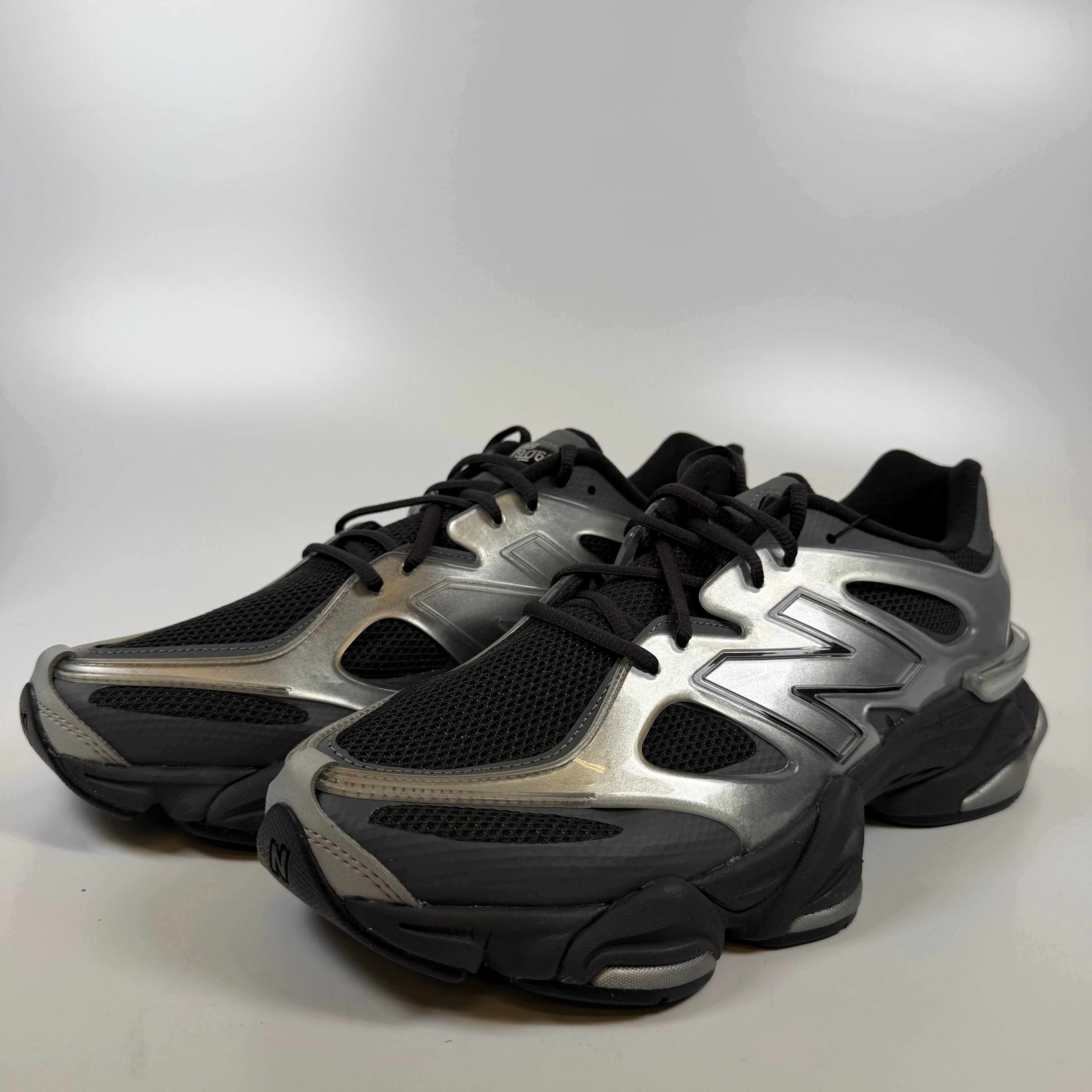 SP12288 New Balance 9060 X Silver Metallic Black Cement