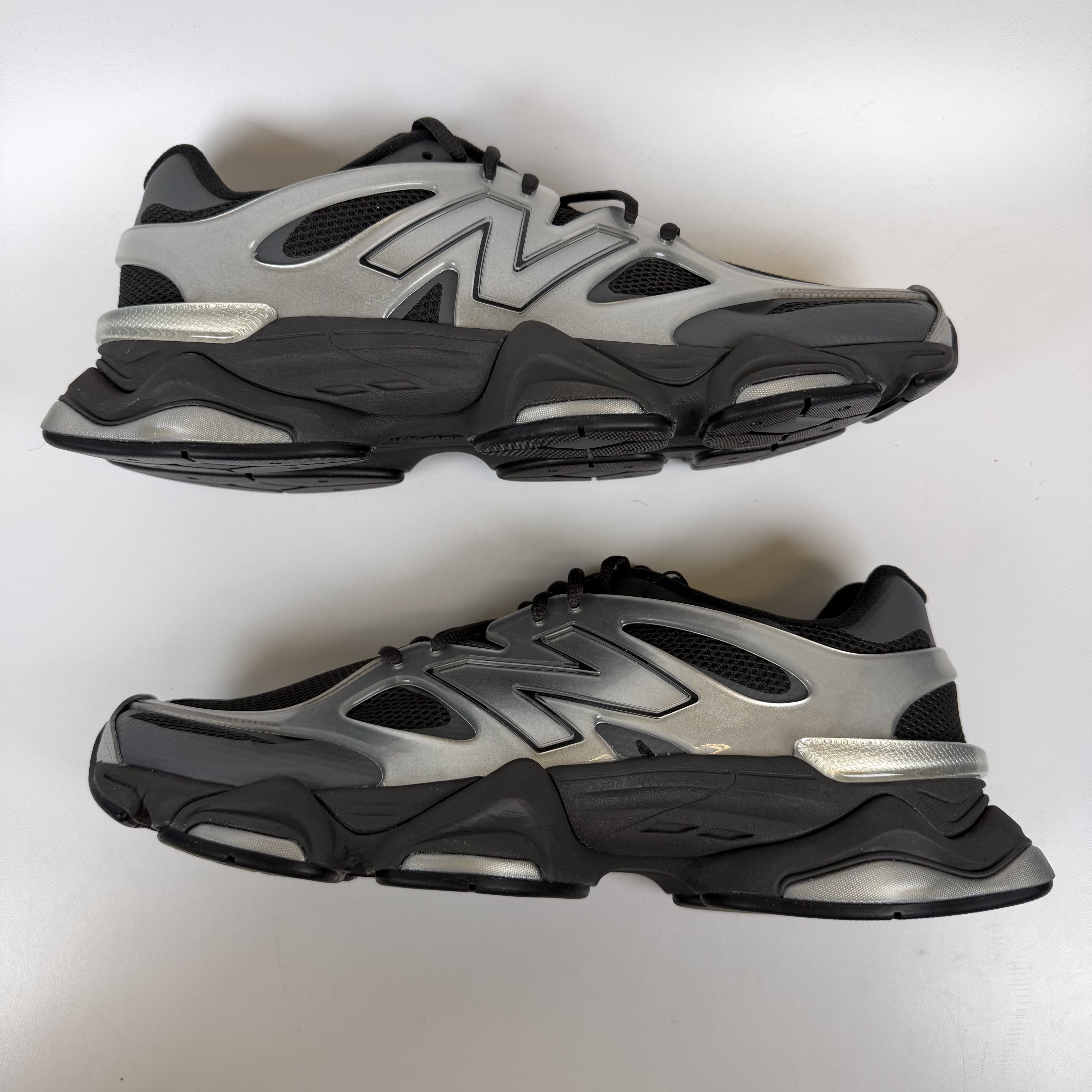 SP12288 New Balance 9060 X Silver Metallic Black Cement