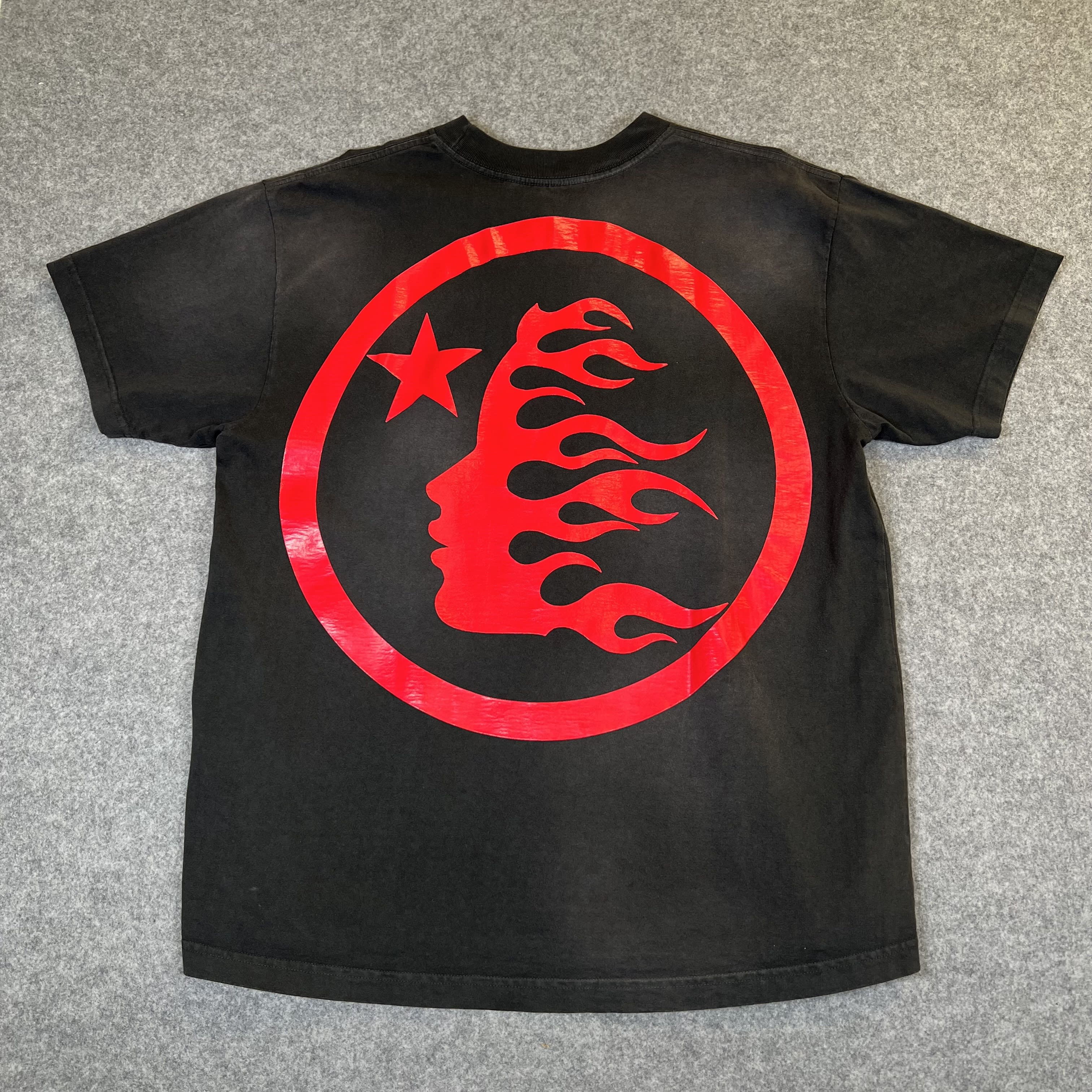 260477 Hellstar Sports Core Gel Logo T-Shirt 'Black/Red'