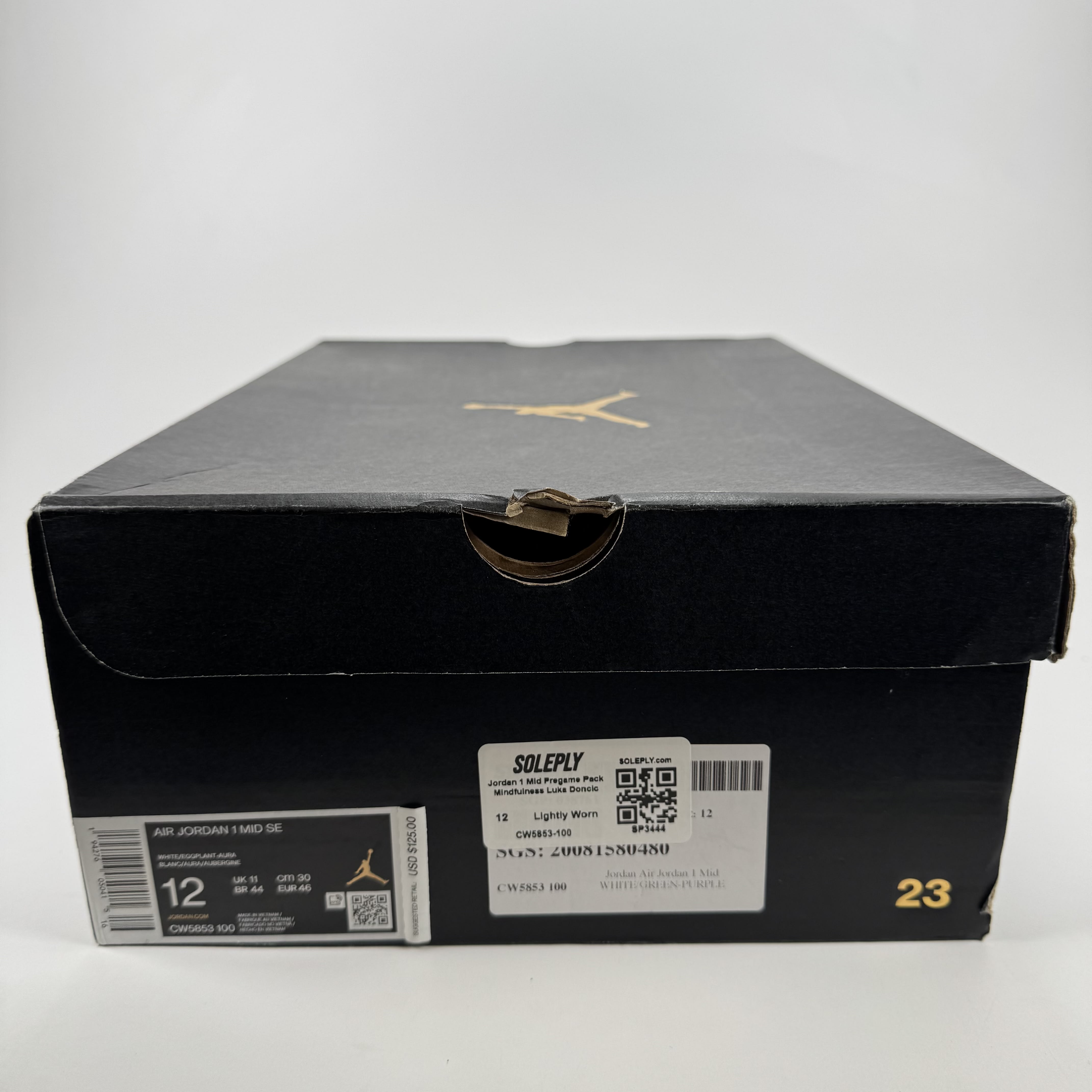 SP3444 Jordan 1 Mid Pregame Pack Mindfulness Luka Doncic