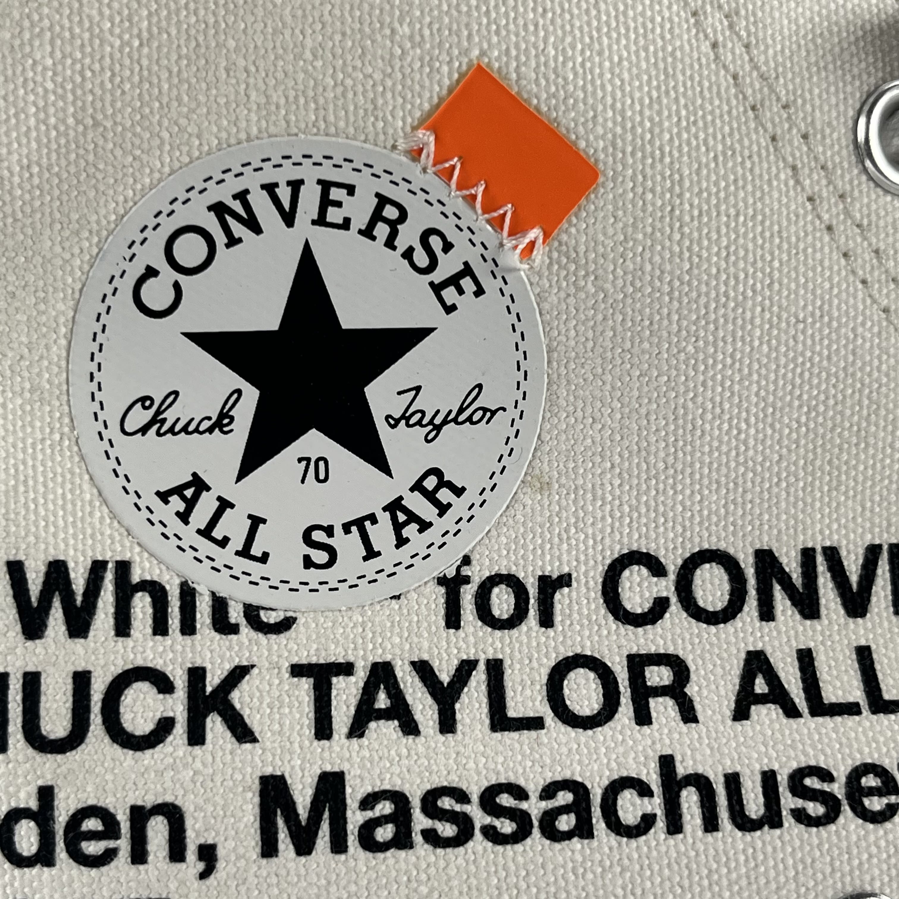 772358 Off-White x Chuck 70 White