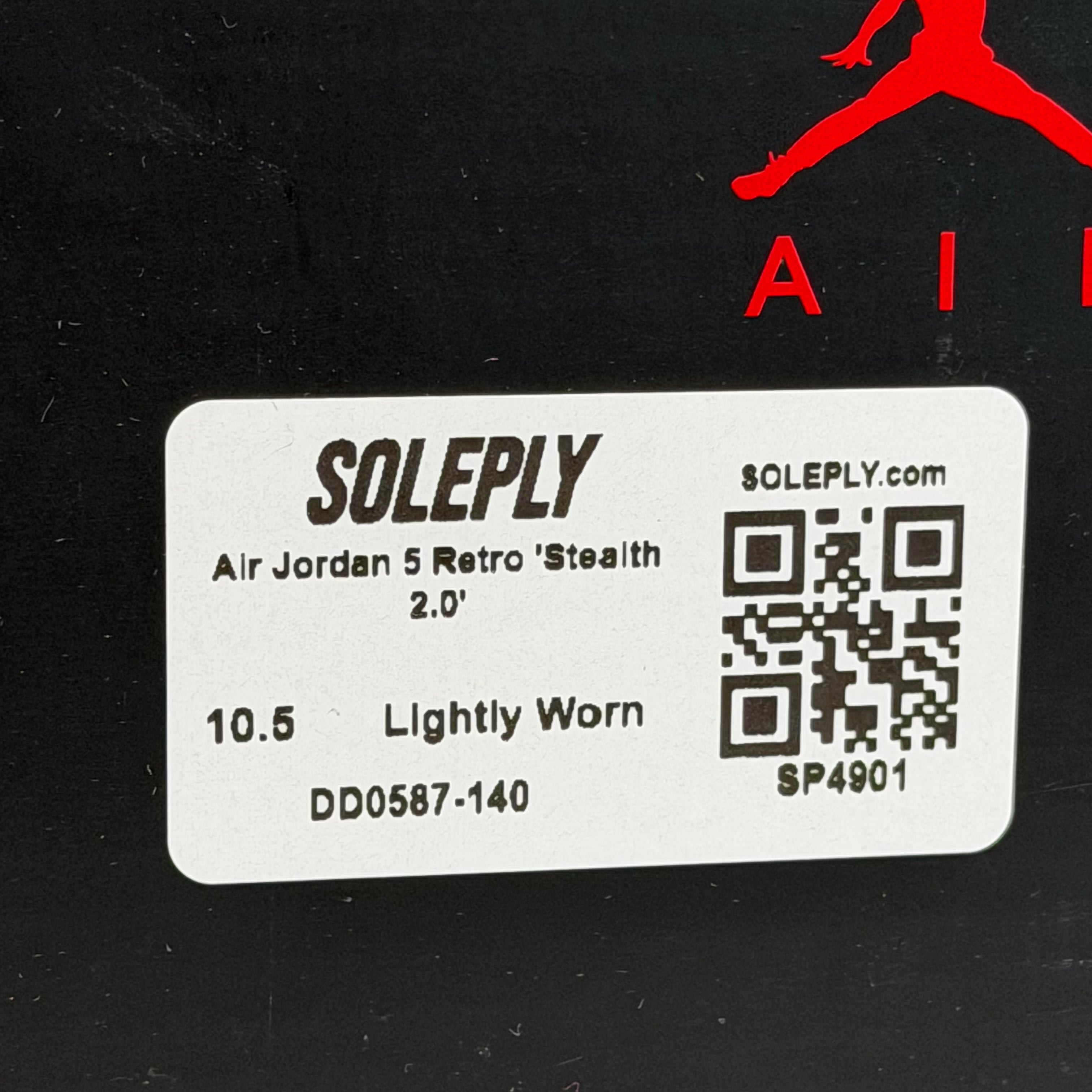 SP4901 Air Jordan 5 Retro 'Stealth 2.0'