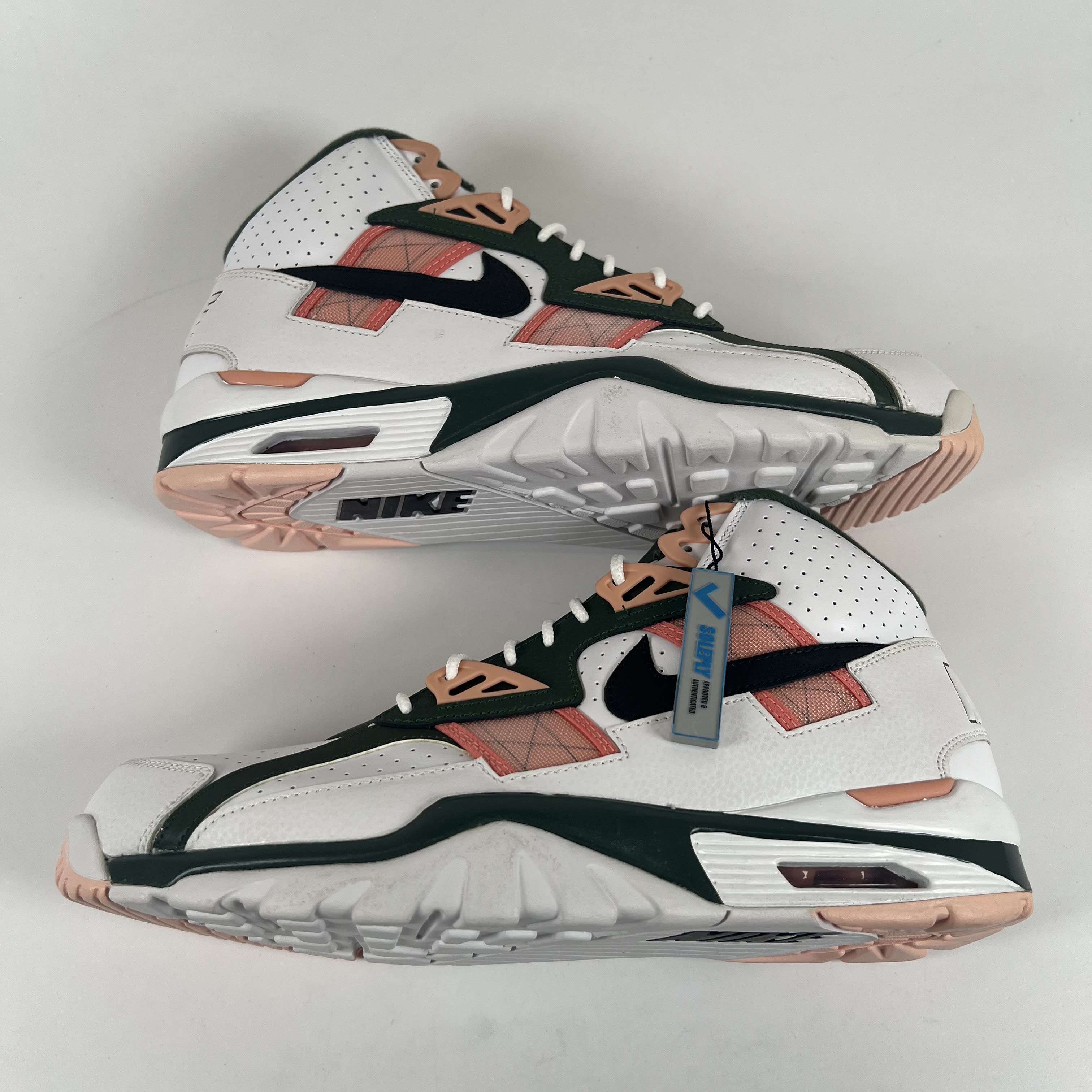 SP9168 Nike Air Trainer SC High White Pink Green