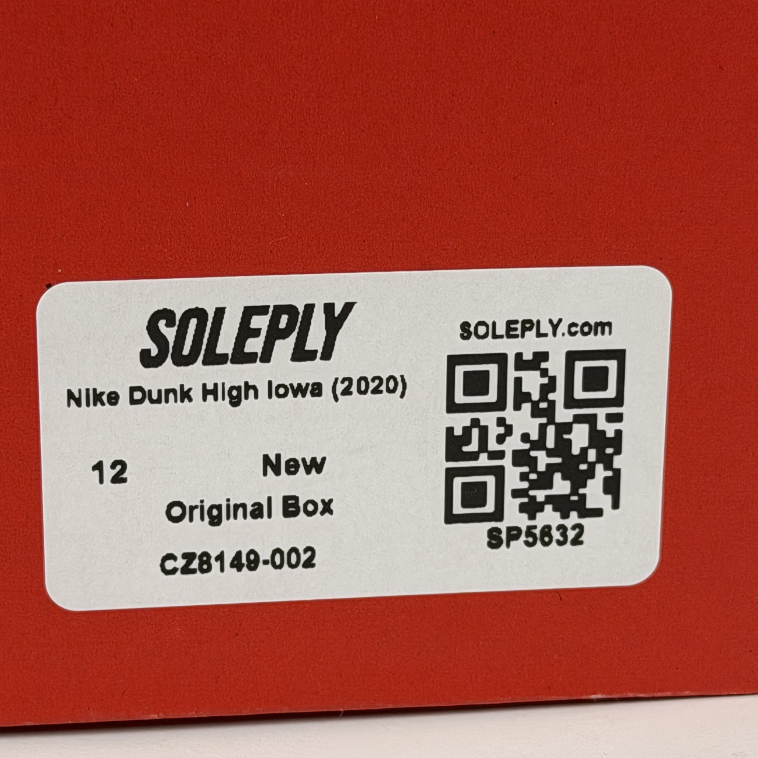 SP5632 Nike Dunk High Iowa (2020)