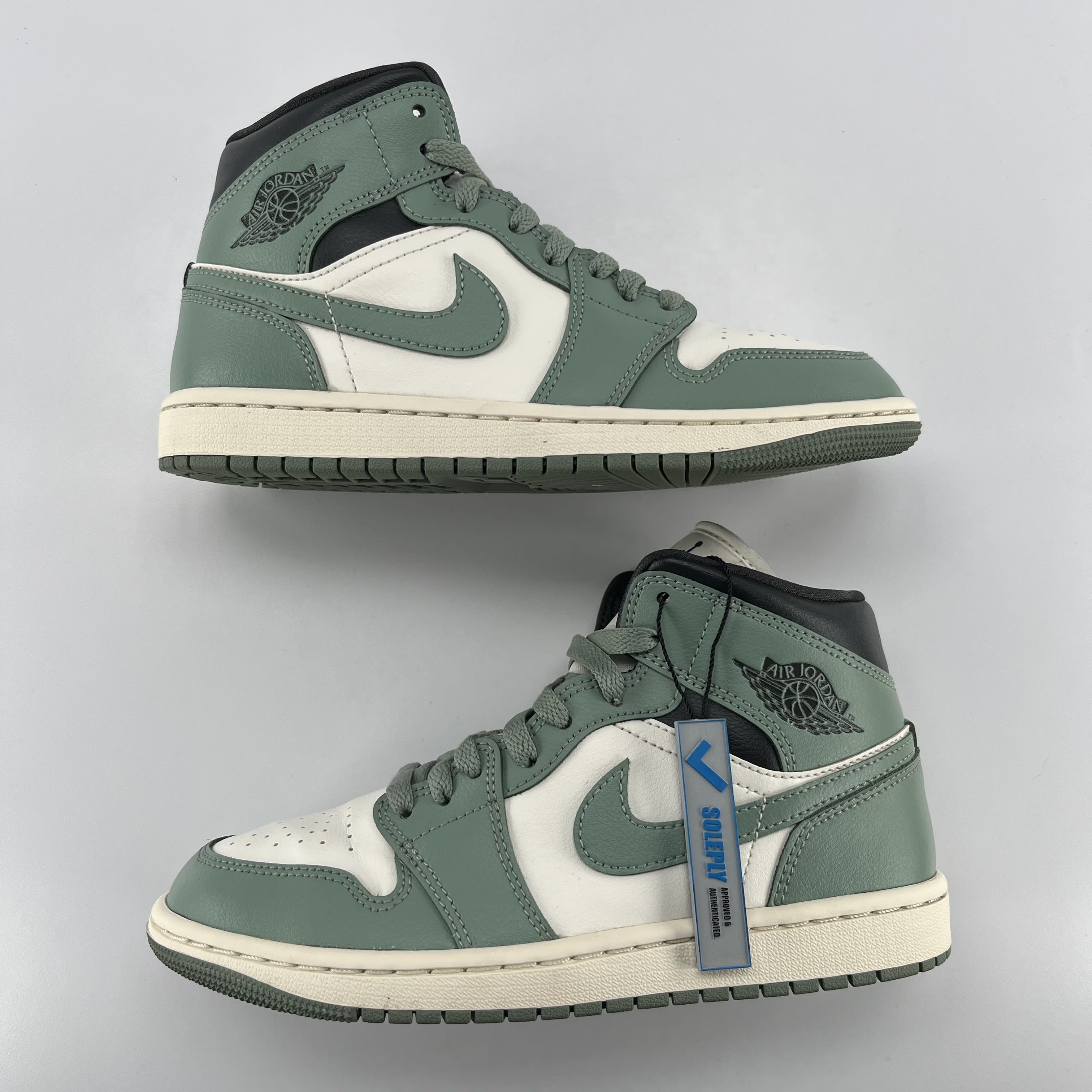 635928 Jordan 1 Mid Jade Smoke (Women's)