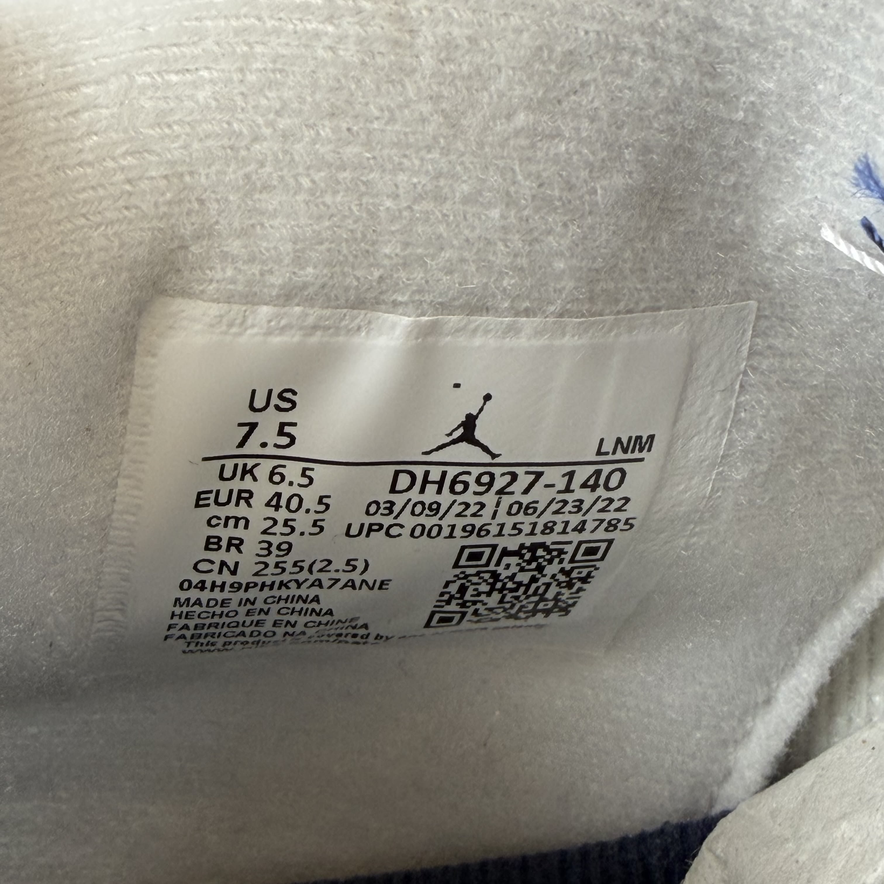 SP11554 Jordan 4 Retro Midnight Navy