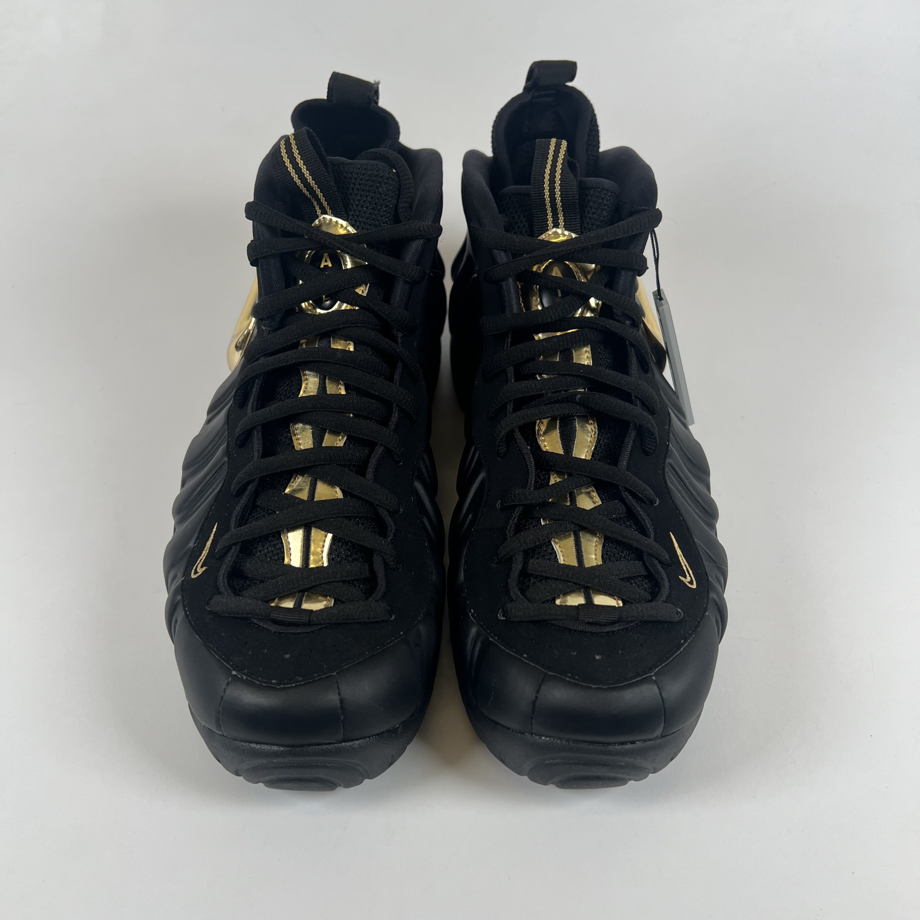 SP7894 Nike Air Foamposite Pro Black Metallic Gold
