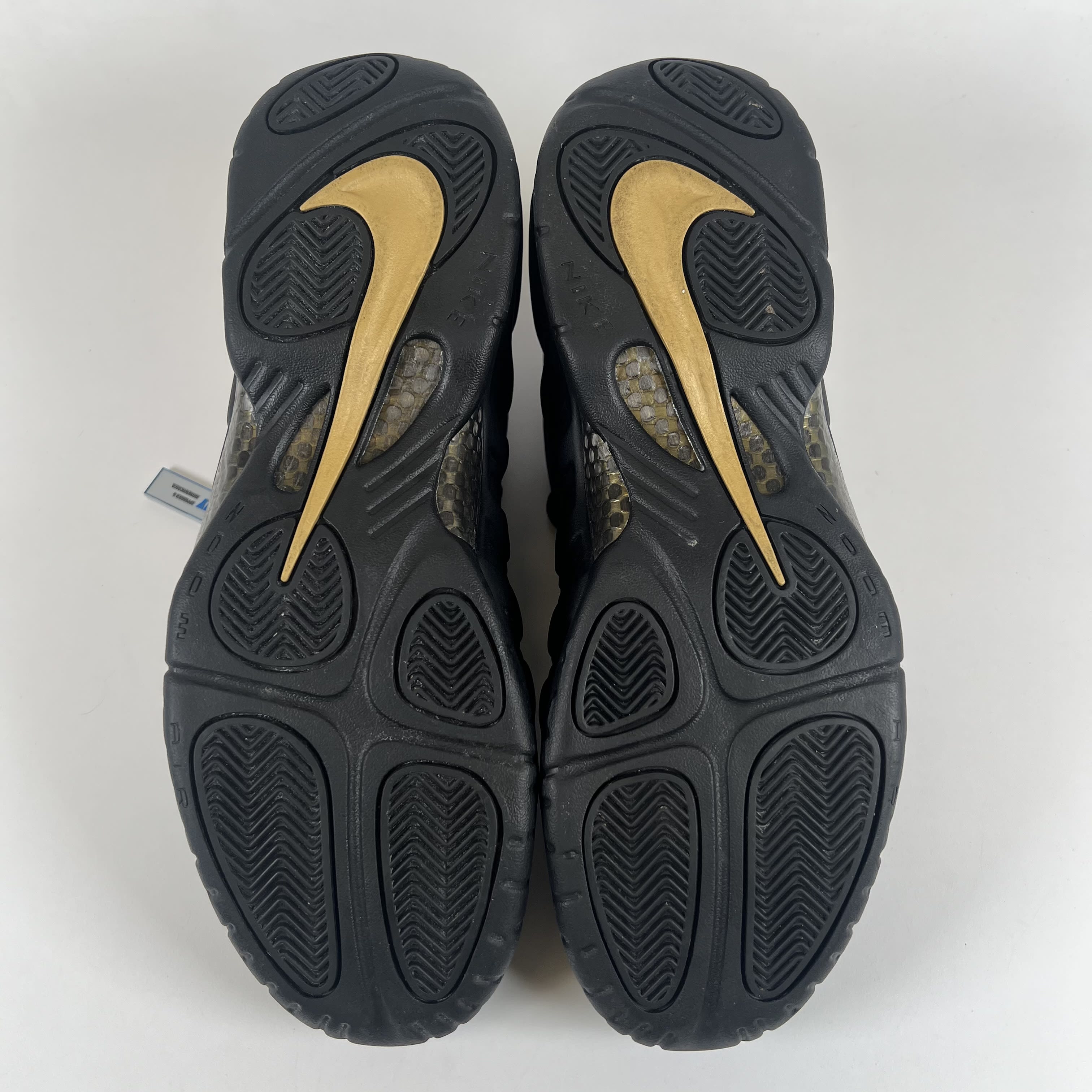 SP7894 Nike Air Foamposite Pro Black Metallic Gold