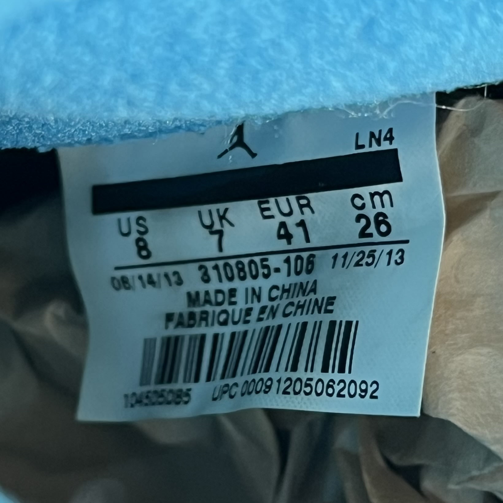 463408 Air Jordan 10 Retro 'Powder Blue' 2014