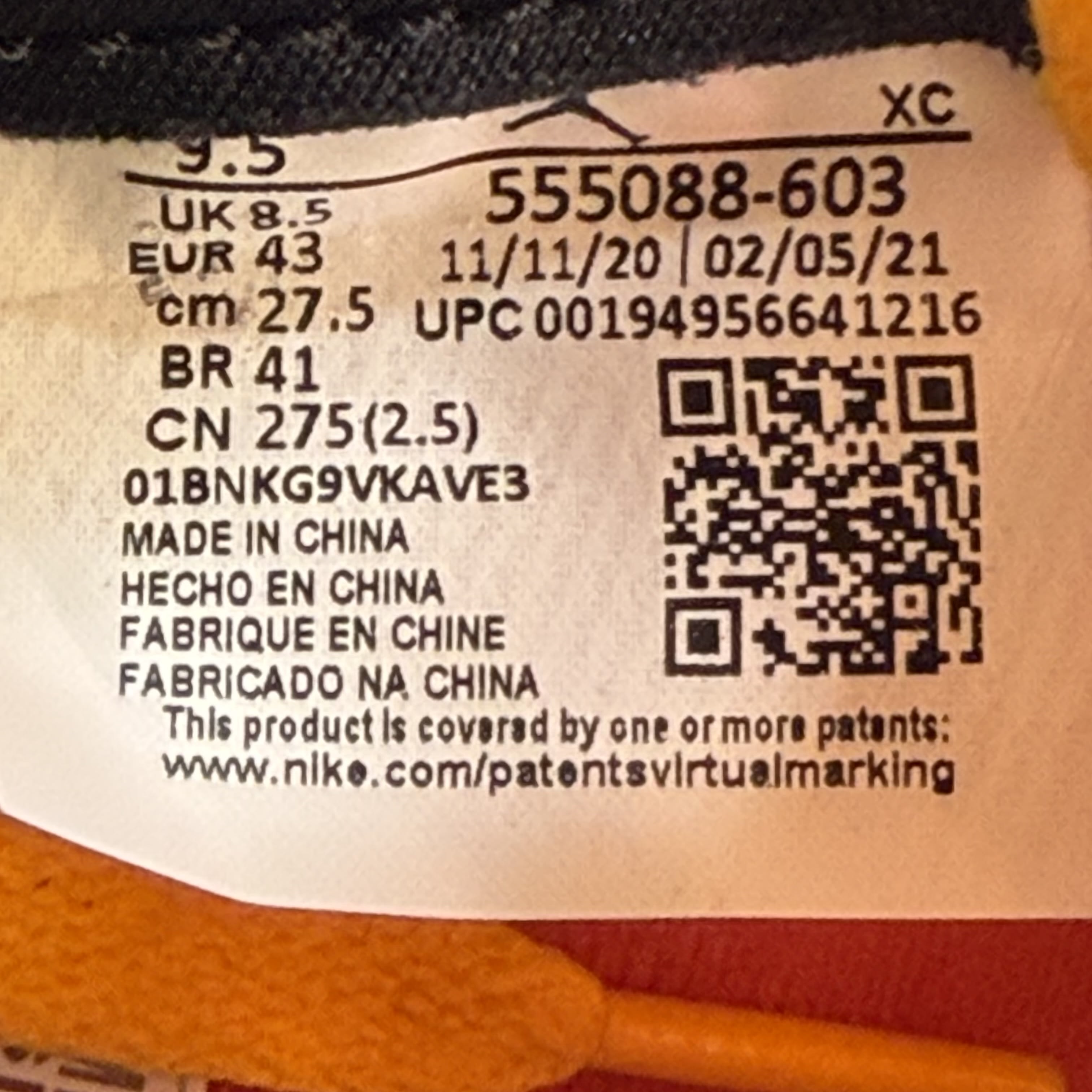 SP5711 Jordan 1 Retro High OG Light Fusion Red