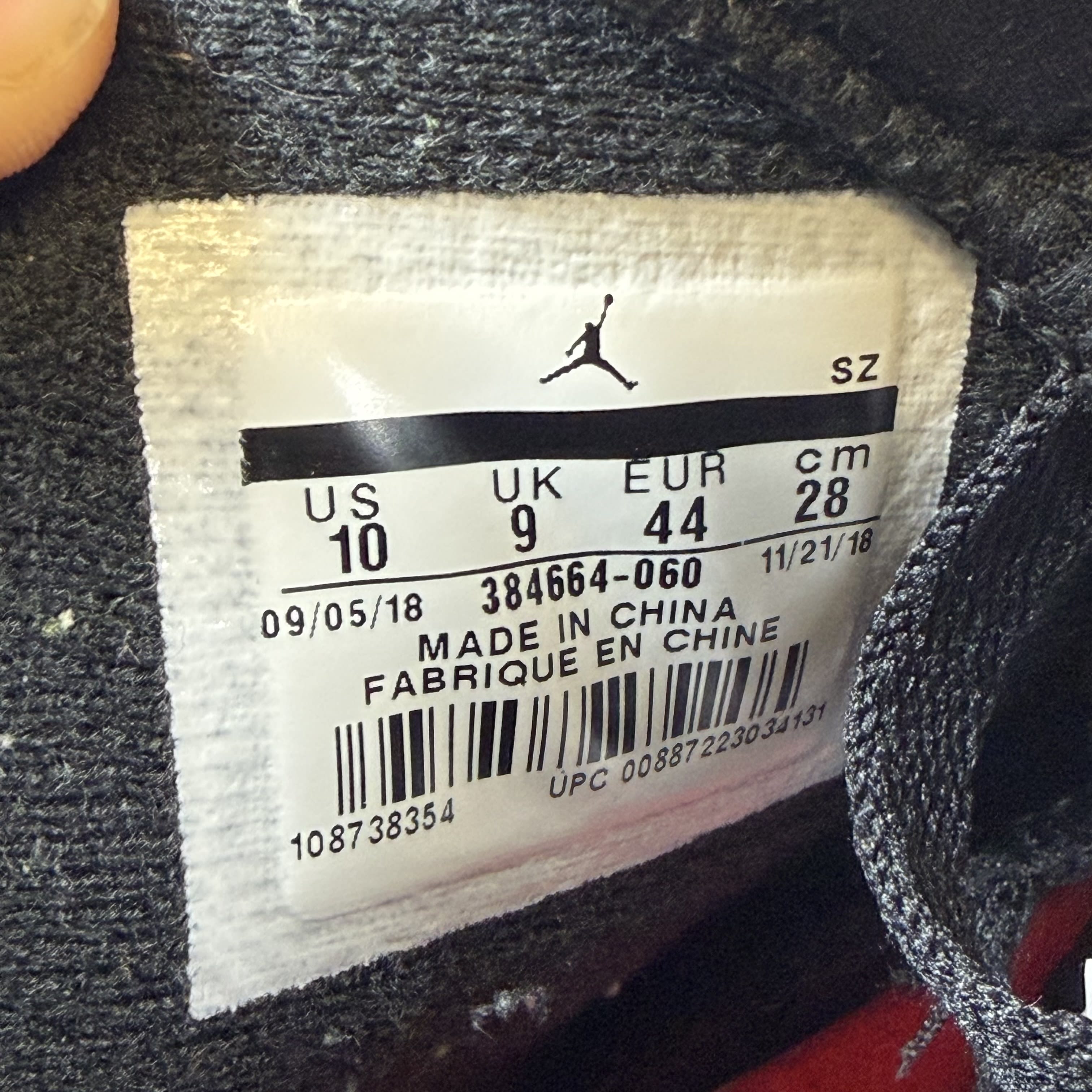 SP9977 Jordan 6 Retro Black Infrared (2019)