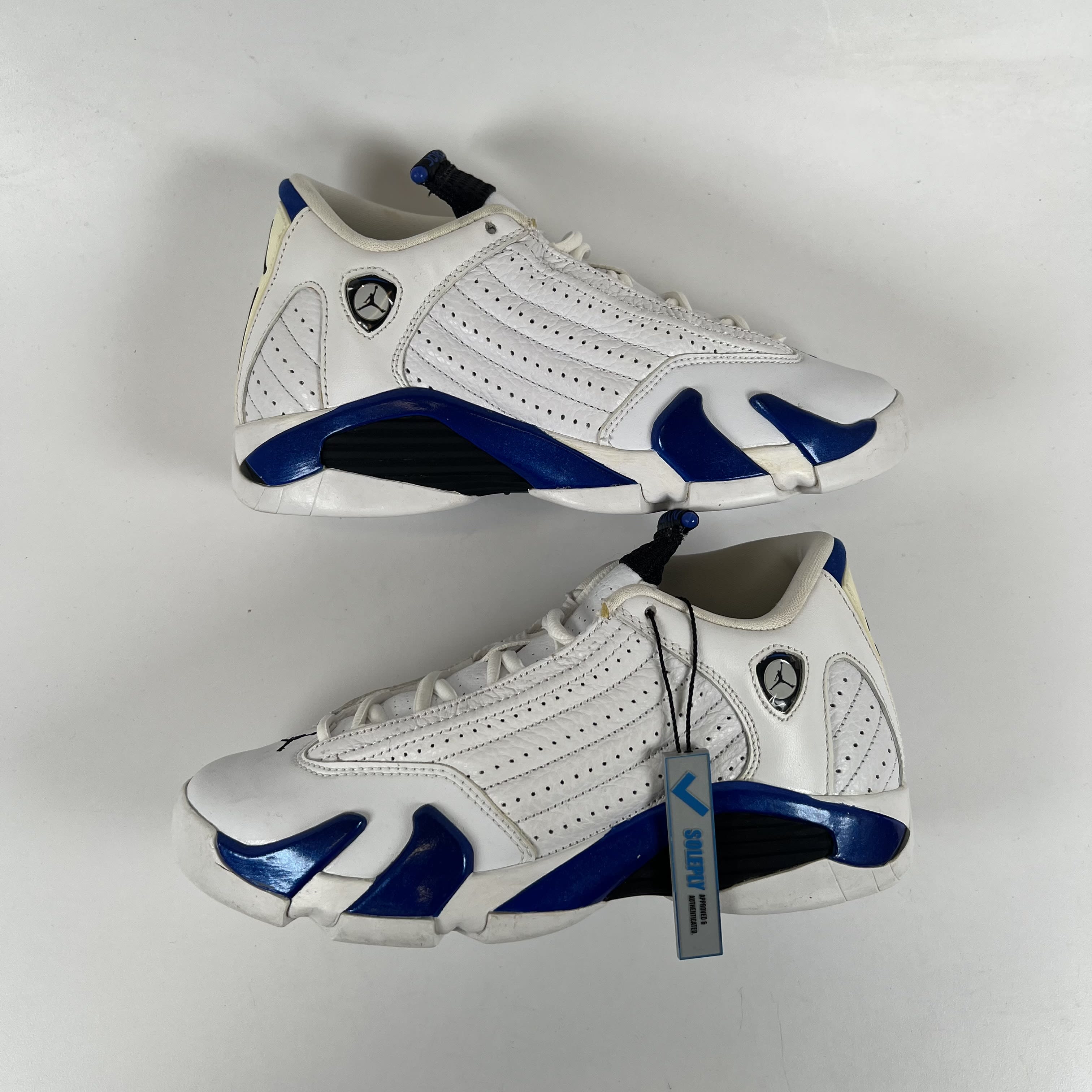 SP7392 Jordan 14 Retro White Hyper Royal (GS)