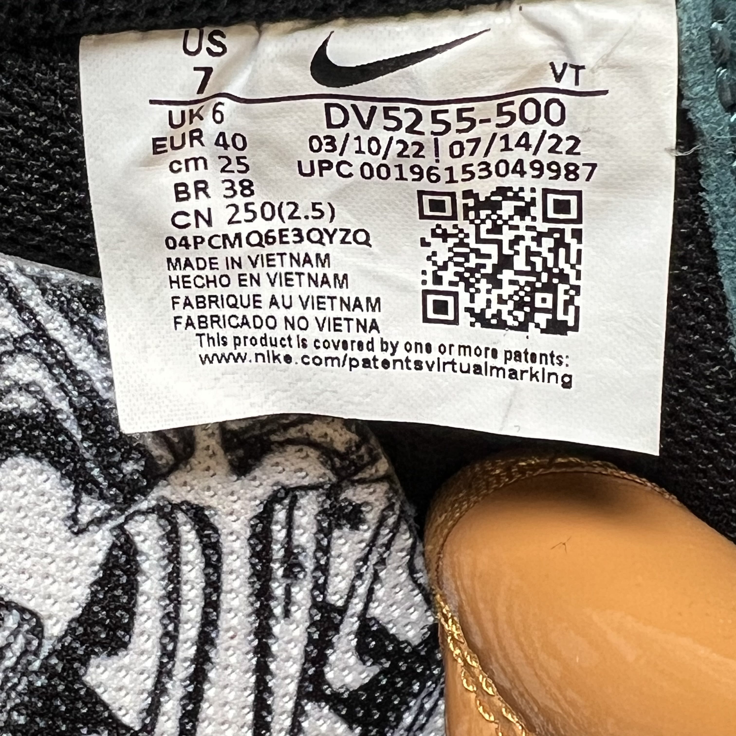 SP9322 Nike Air Force 1 Low SP Undefeated Multi-Patent Wild Berry