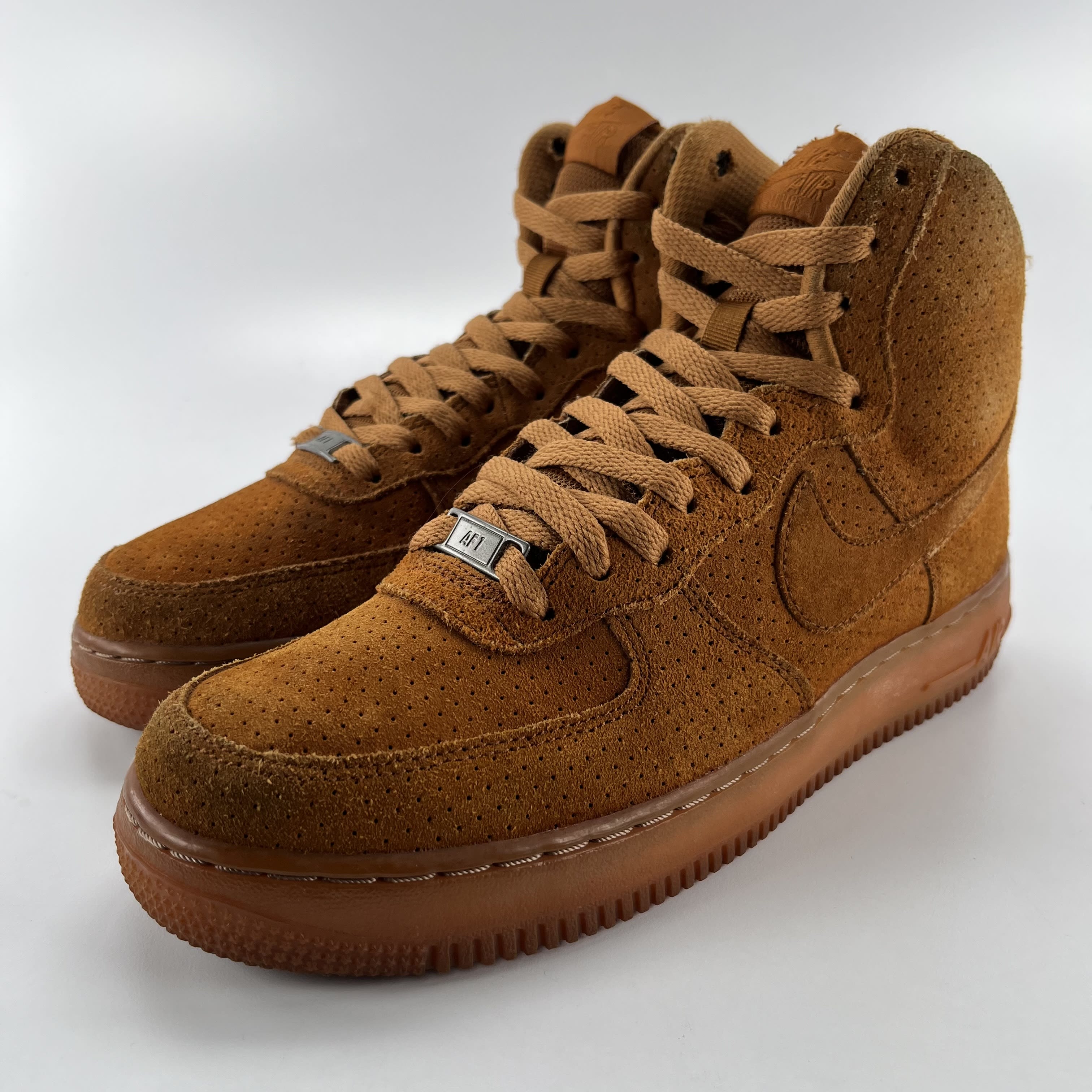 414704 Wmns Air Force 1 Hi Suede 'Tawny'