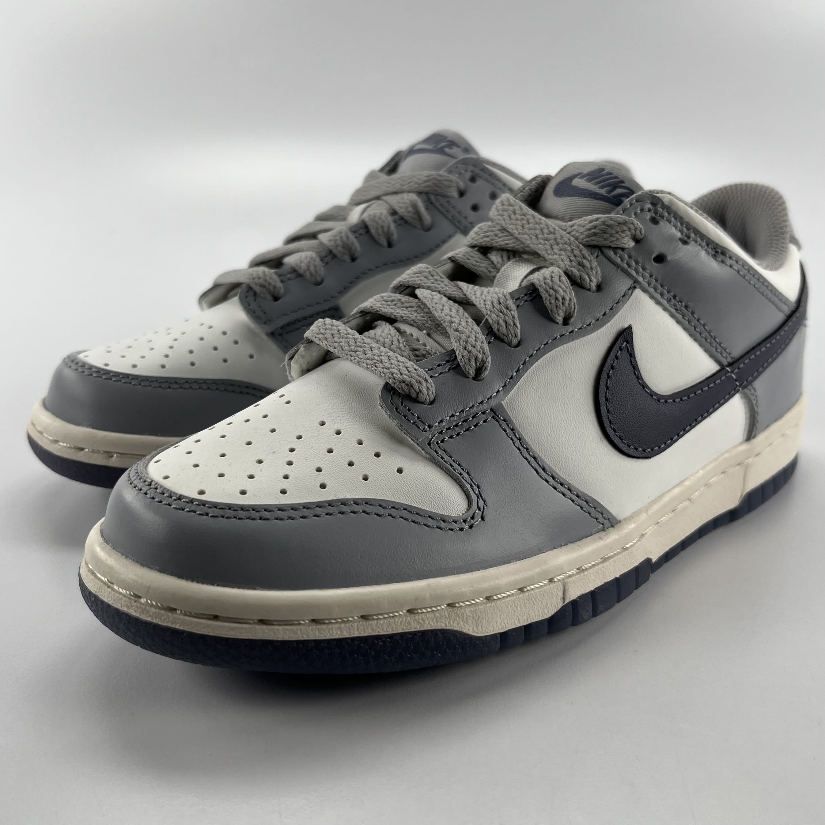 268064 Nike Dunk Low Platinum Tint Light Carbon (GS)