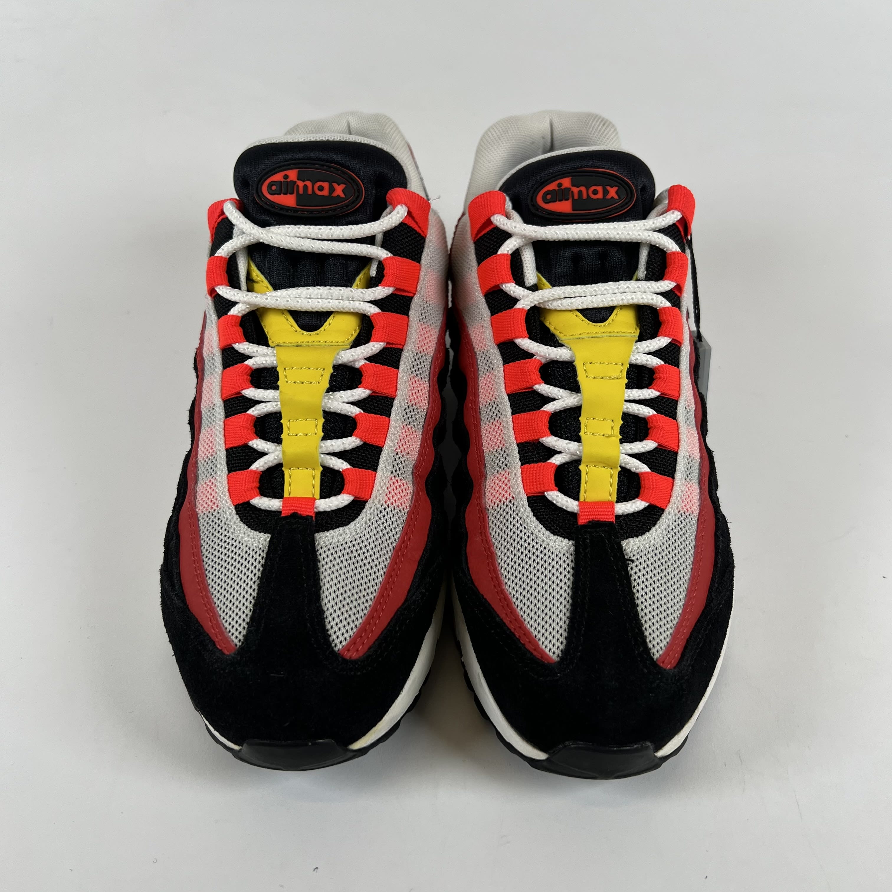 SP7433 Nike Air Max 95 Black Crimson Yellow