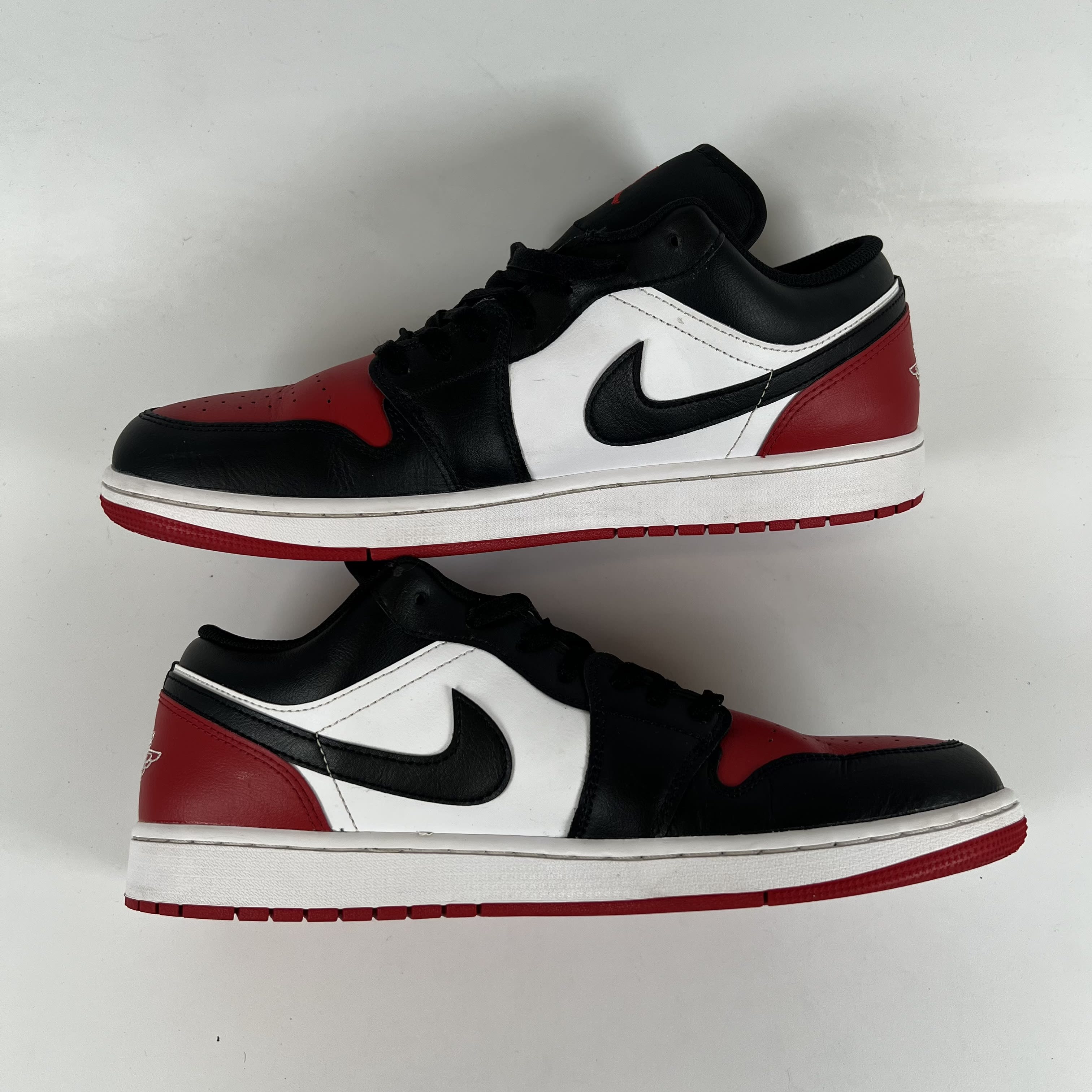SP7356 Jordan 1 Low Bred Toe 2.0