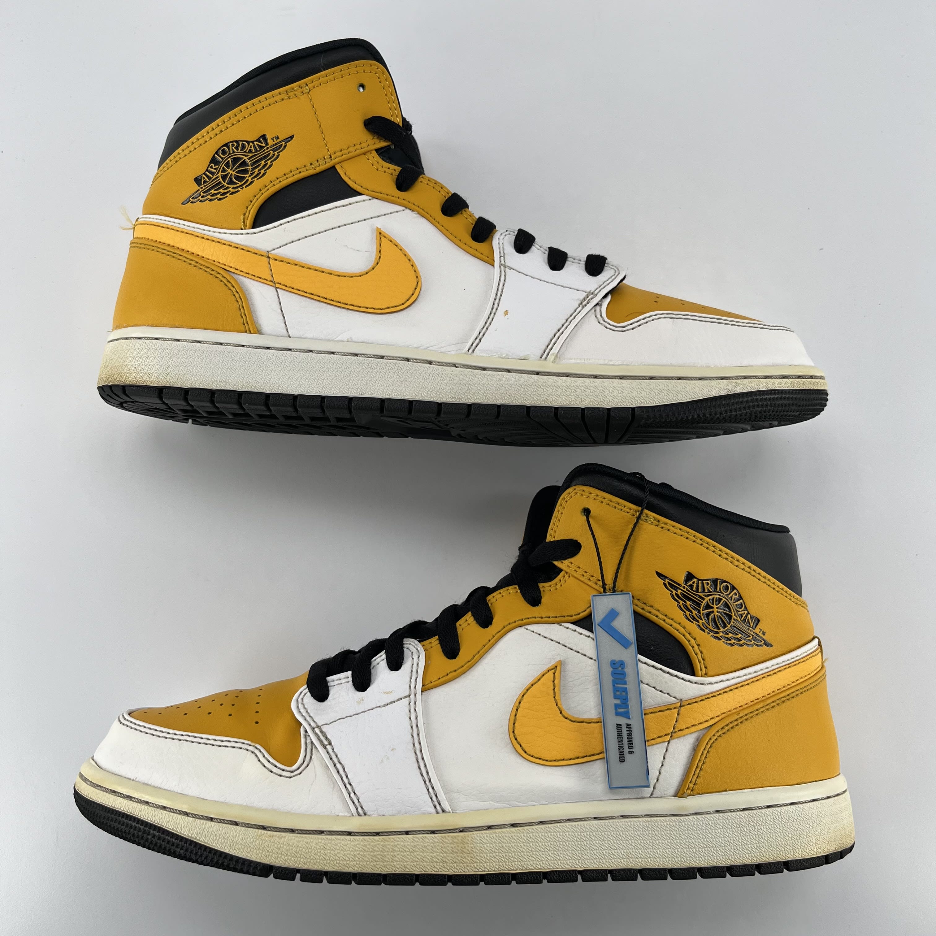SP185 Air Jordan 1 Mid 'University Gold'