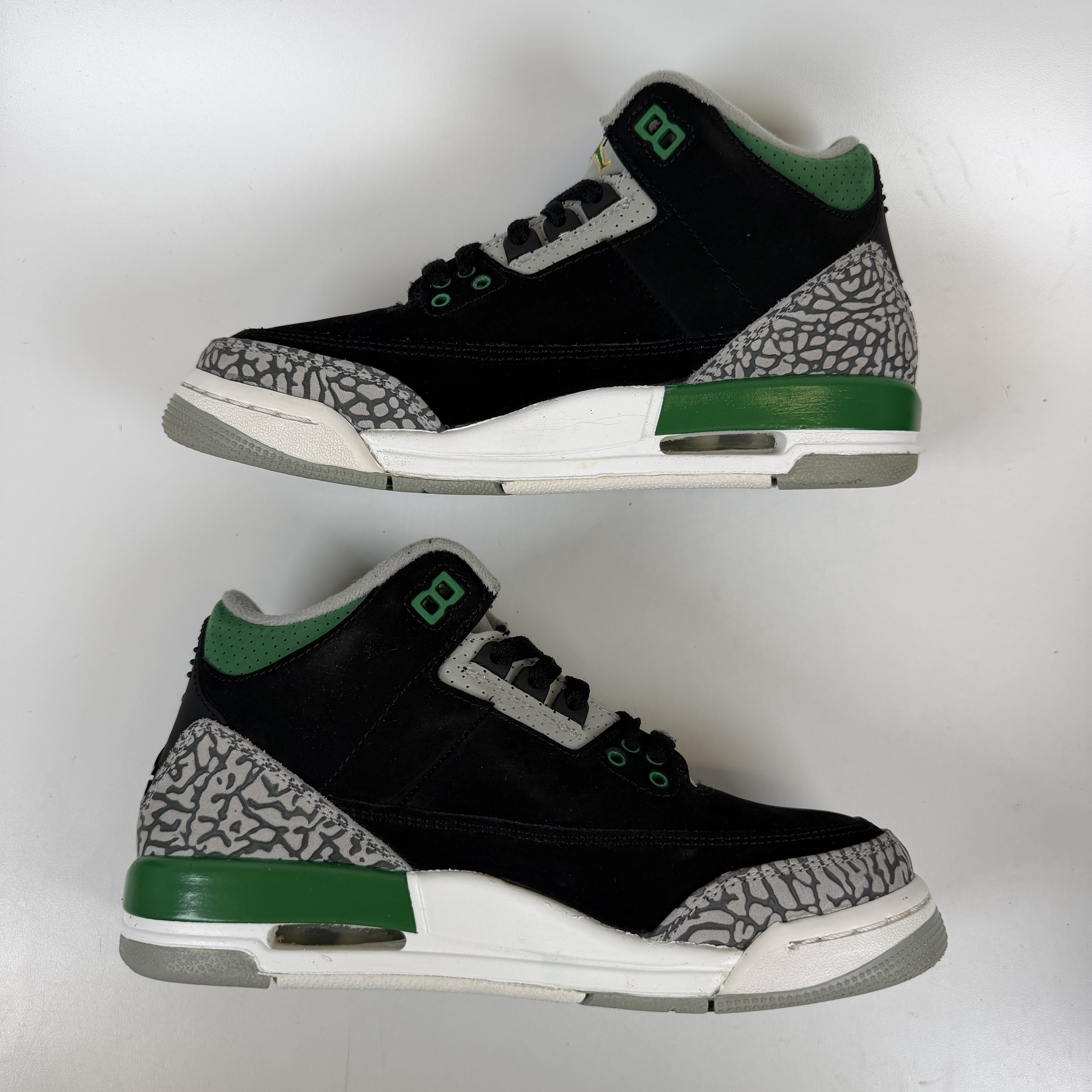 SP7397 Air Jordan 3 Retro GS 'Pine Green'