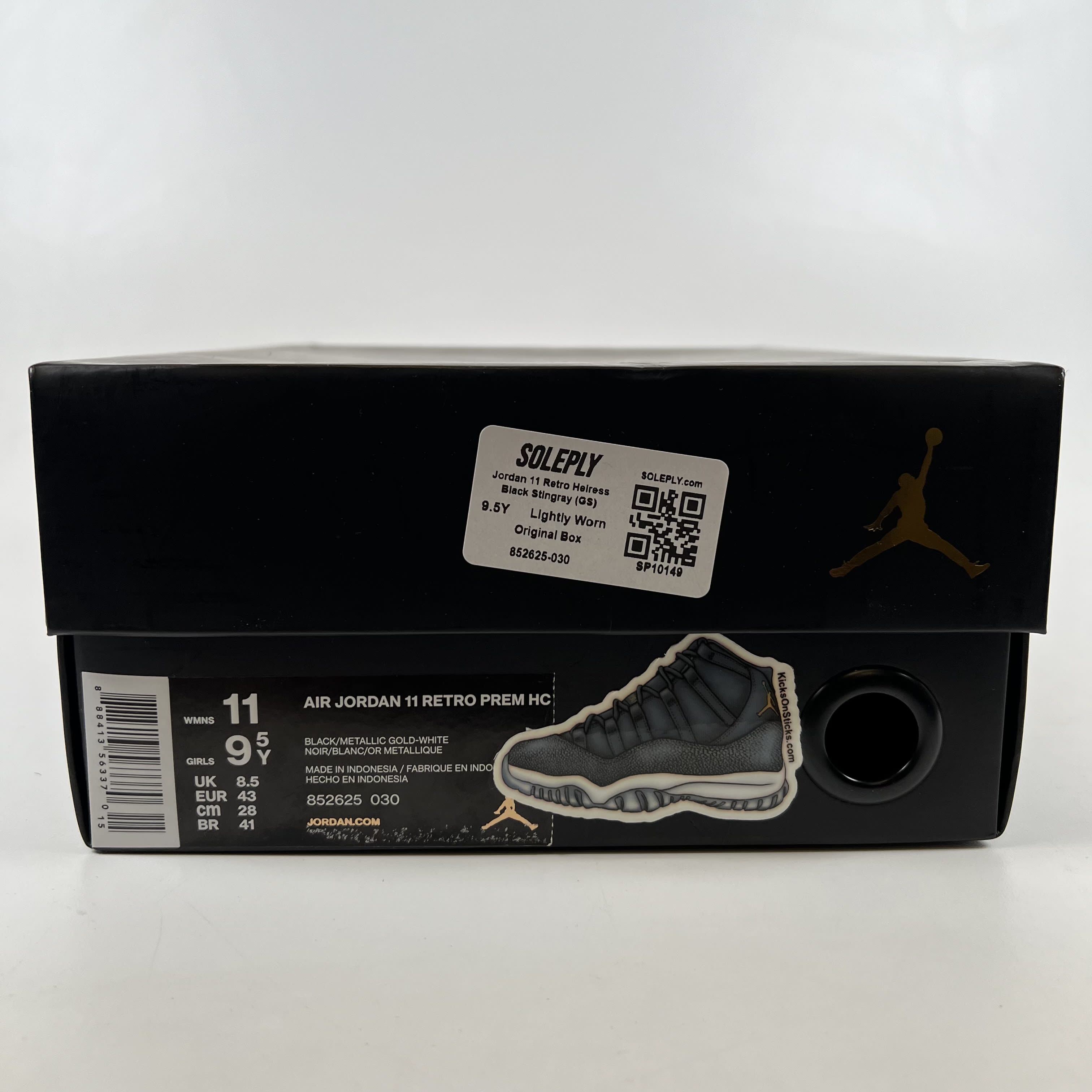 SP10149 Jordan 11 Retro Heiress Black Stingray (GS)