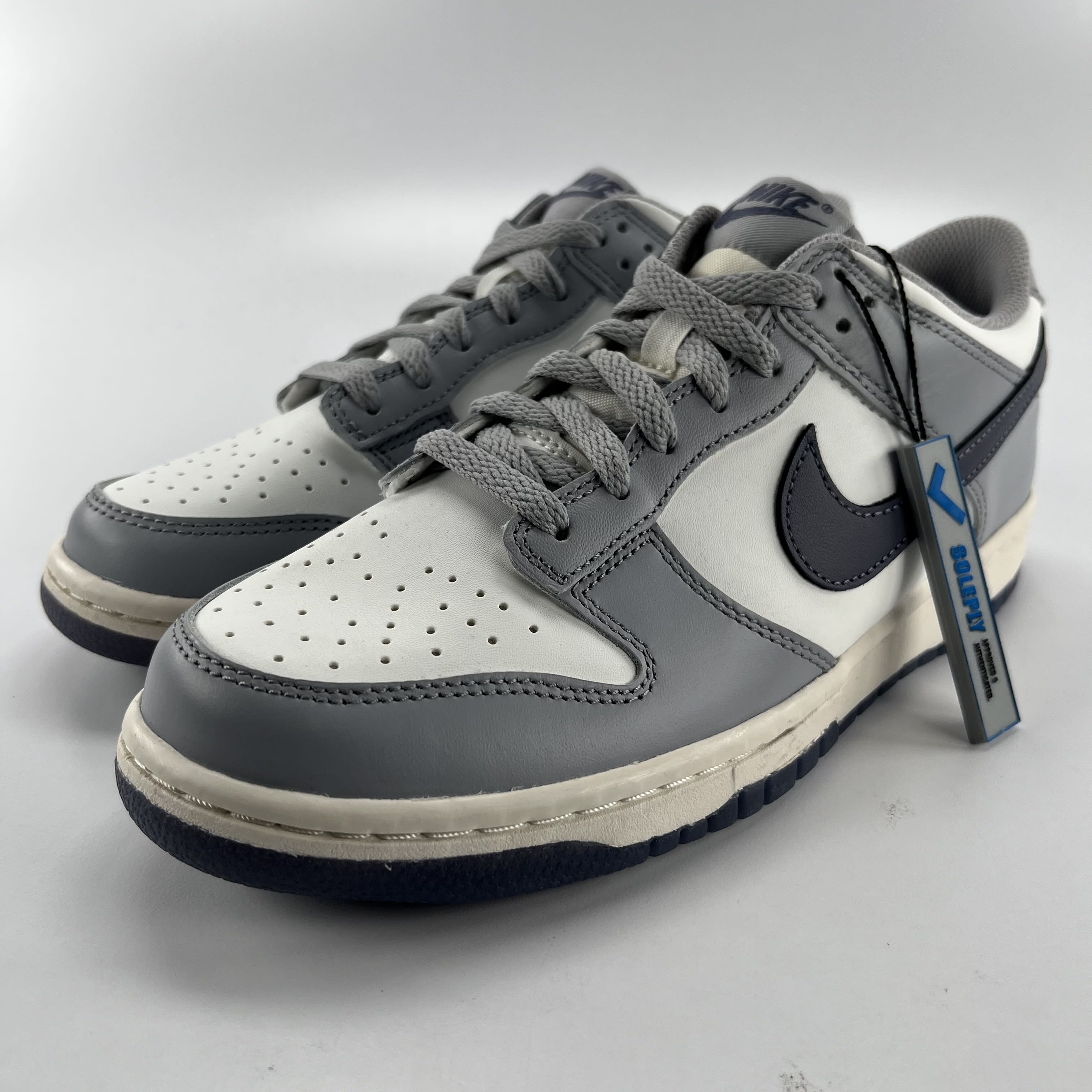 268080 Nike Dunk Low Platinum Tint Light Carbon (GS)