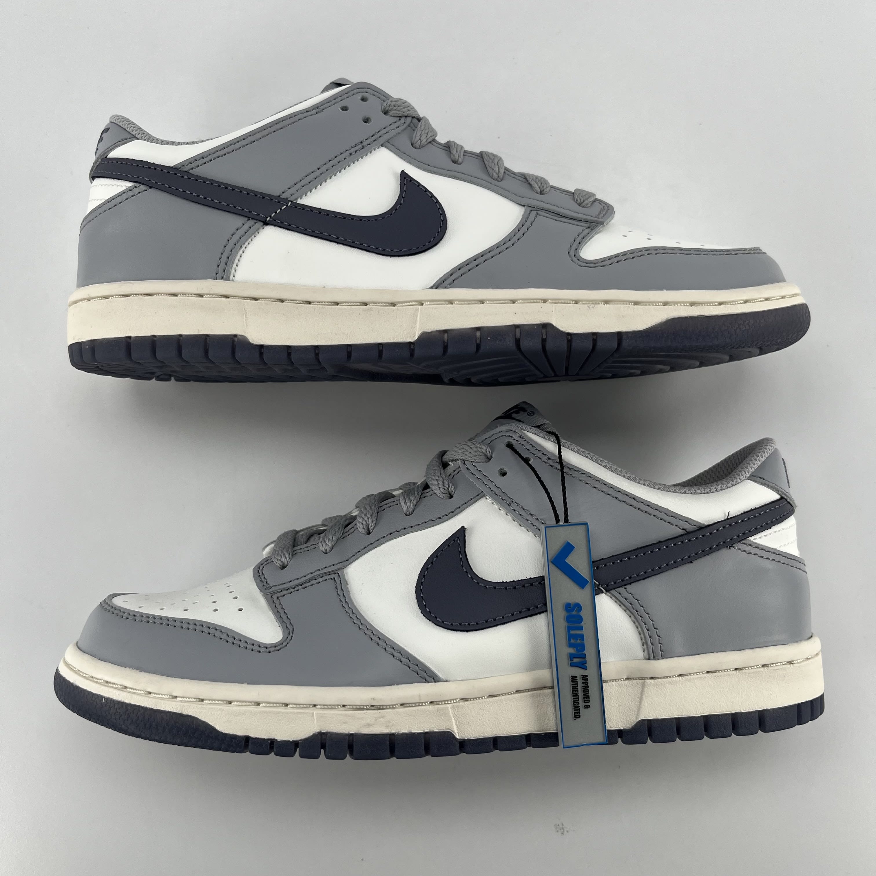 268080 Nike Dunk Low Platinum Tint Light Carbon (GS)