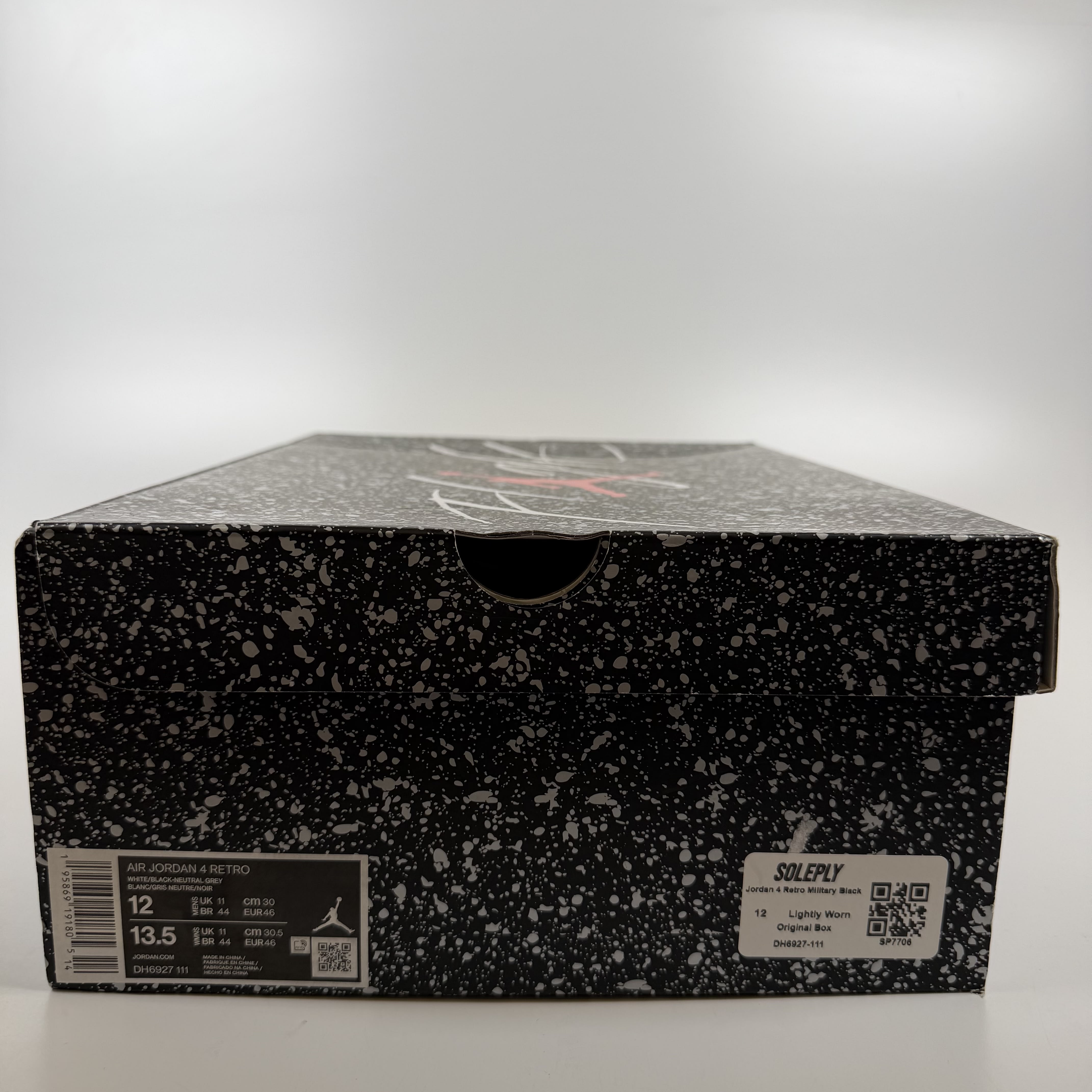 SP7706 Jordan 4 Retro Military Black