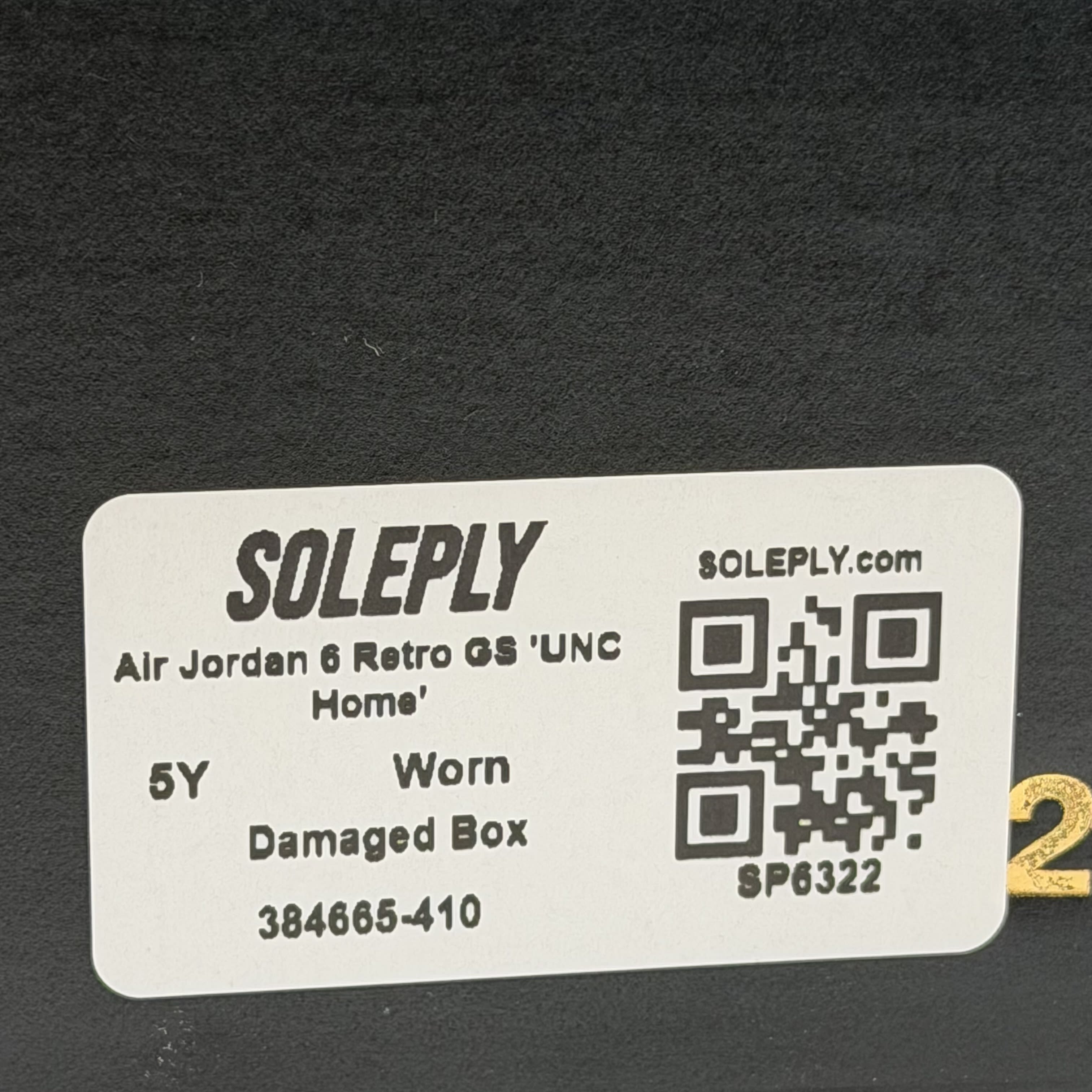SP6322 Air Jordan 6 Retro GS 'UNC Home'