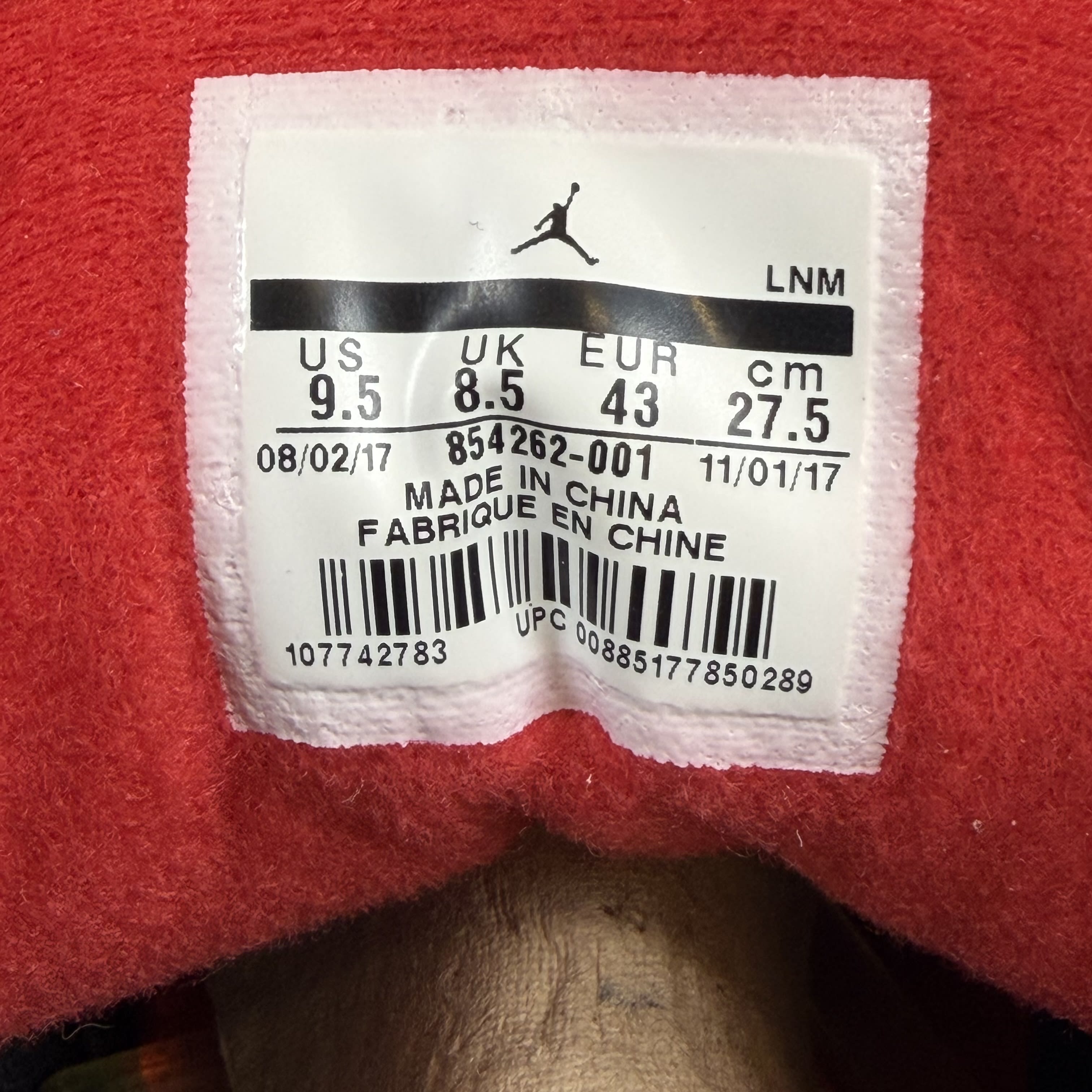 SP13243 Jordan 3 Retro Black Cement (2018)