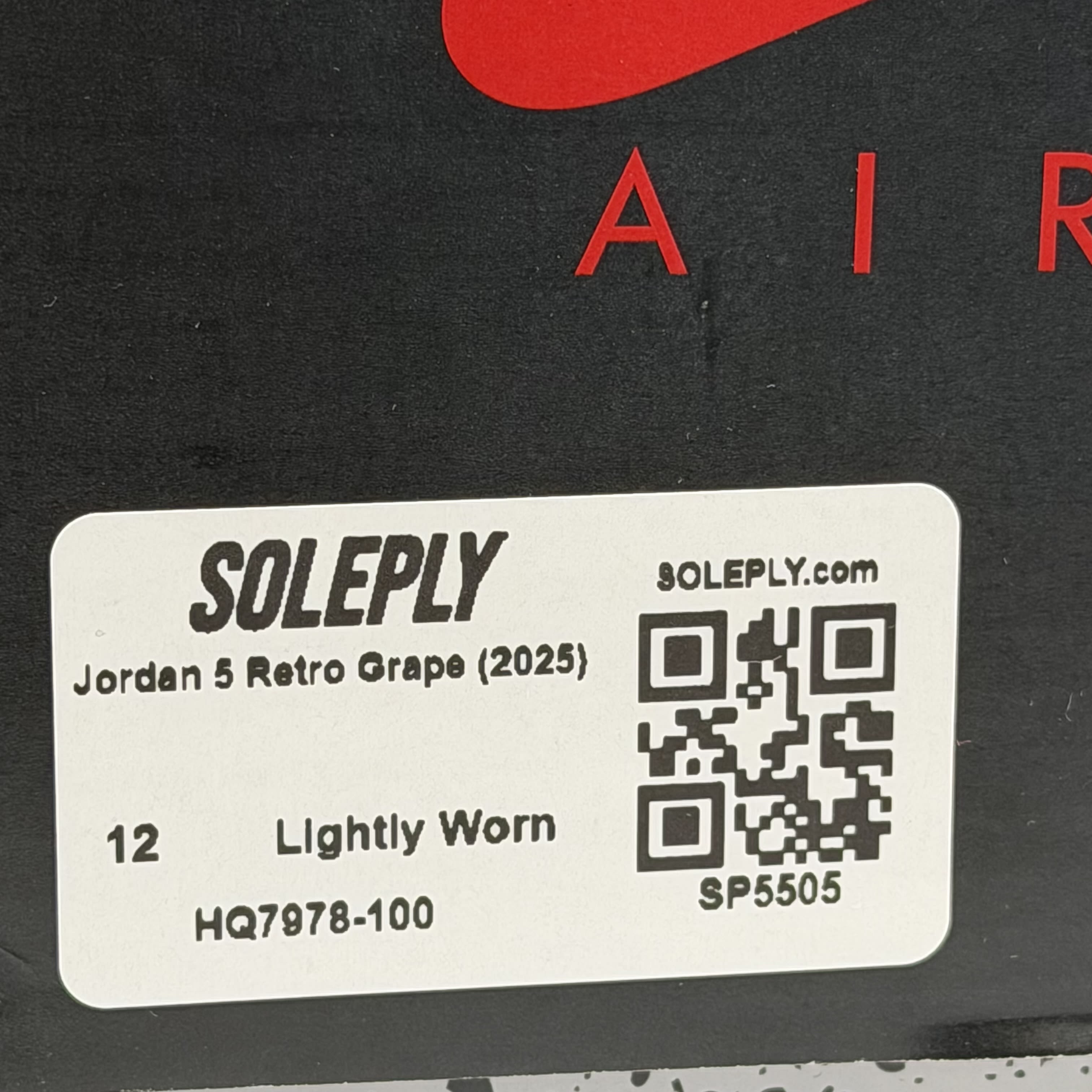SP5505 Jordan 5 Retro Grape (2025)