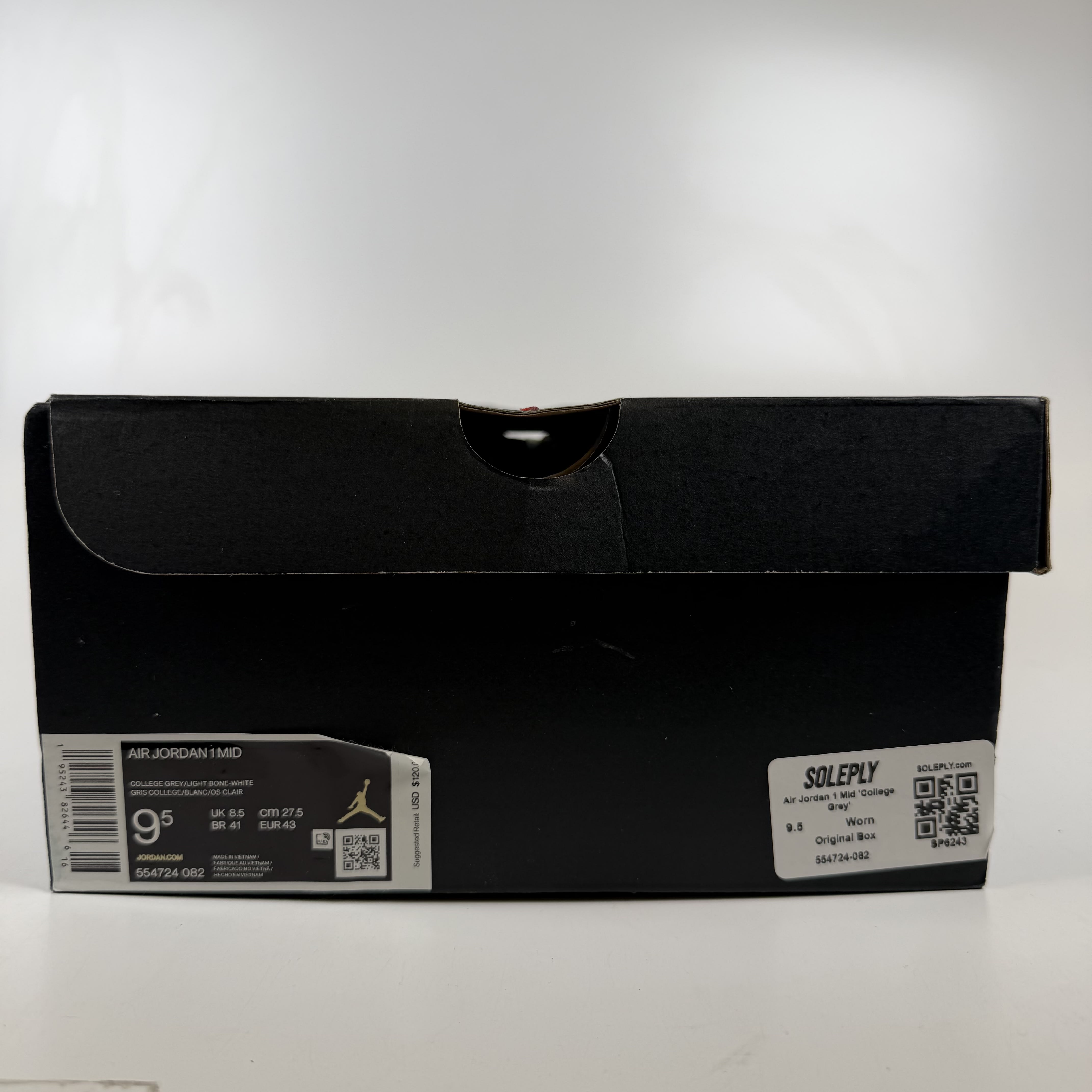 SP6243 Air Jordan 1 Mid 'College Grey'