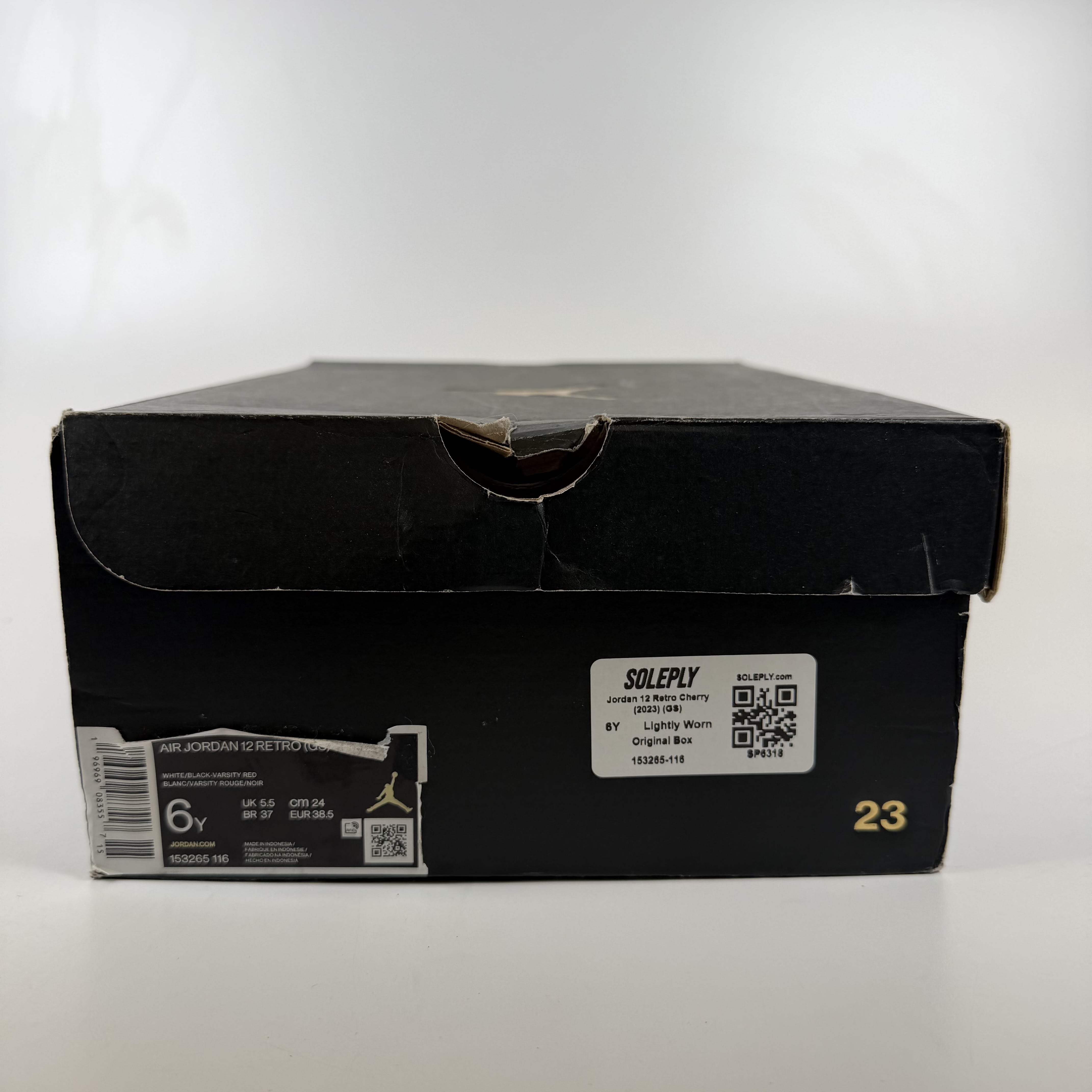 SP6318 Jordan 12 Retro Cherry (2023) (GS)