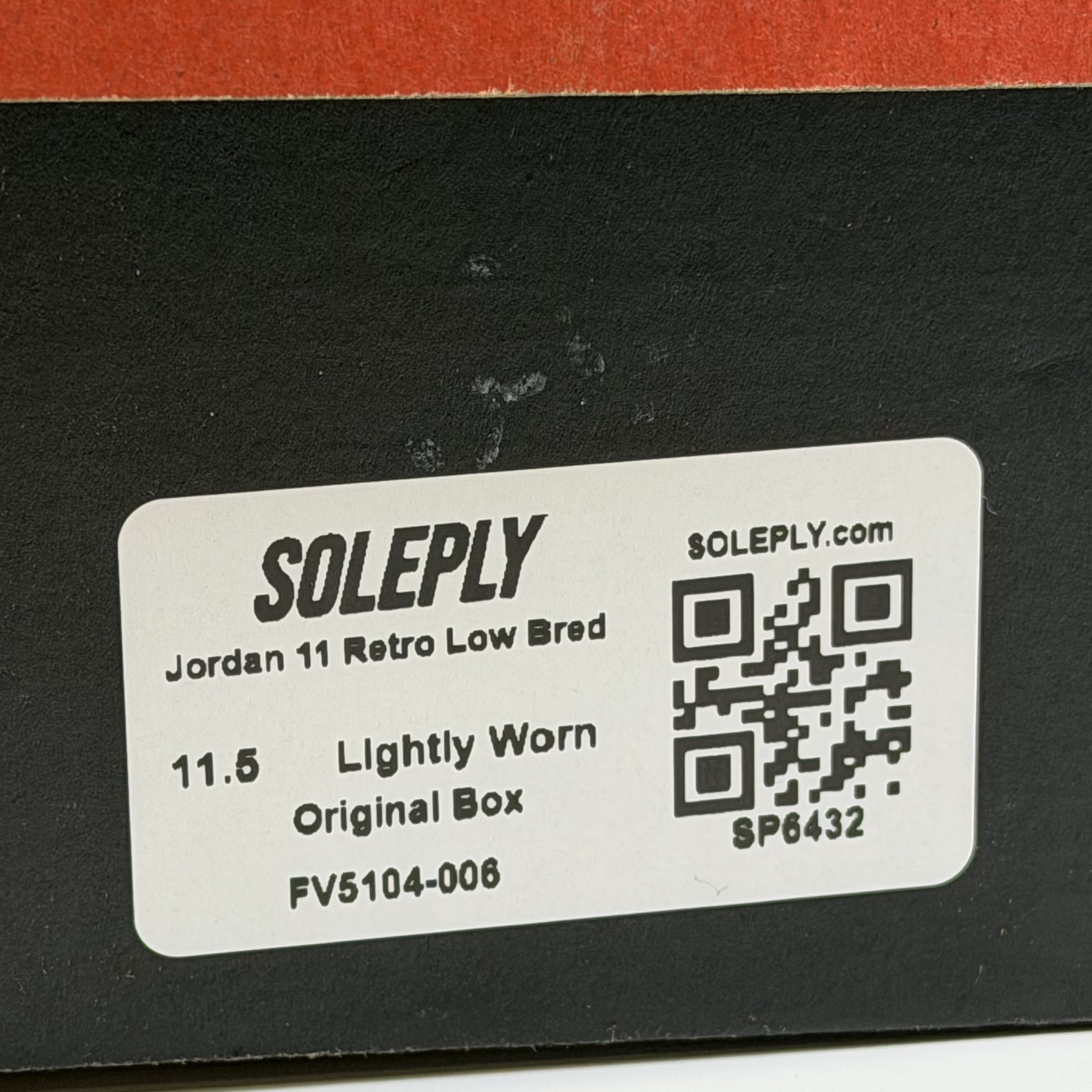 SP6432 Jordan 11 Retro Low Bred